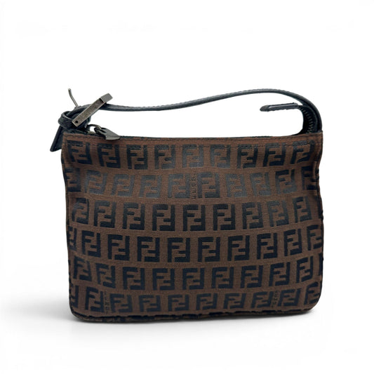 Vintage Fendi Zucchino Pouch Handbag - Thanks it's Vintage