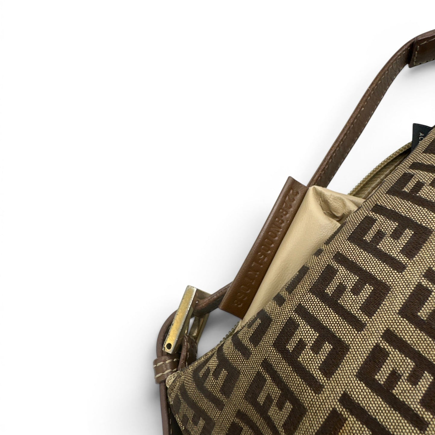 Vintage Fendi Zucchino Pouch Handbag - Thanks it's Vintage