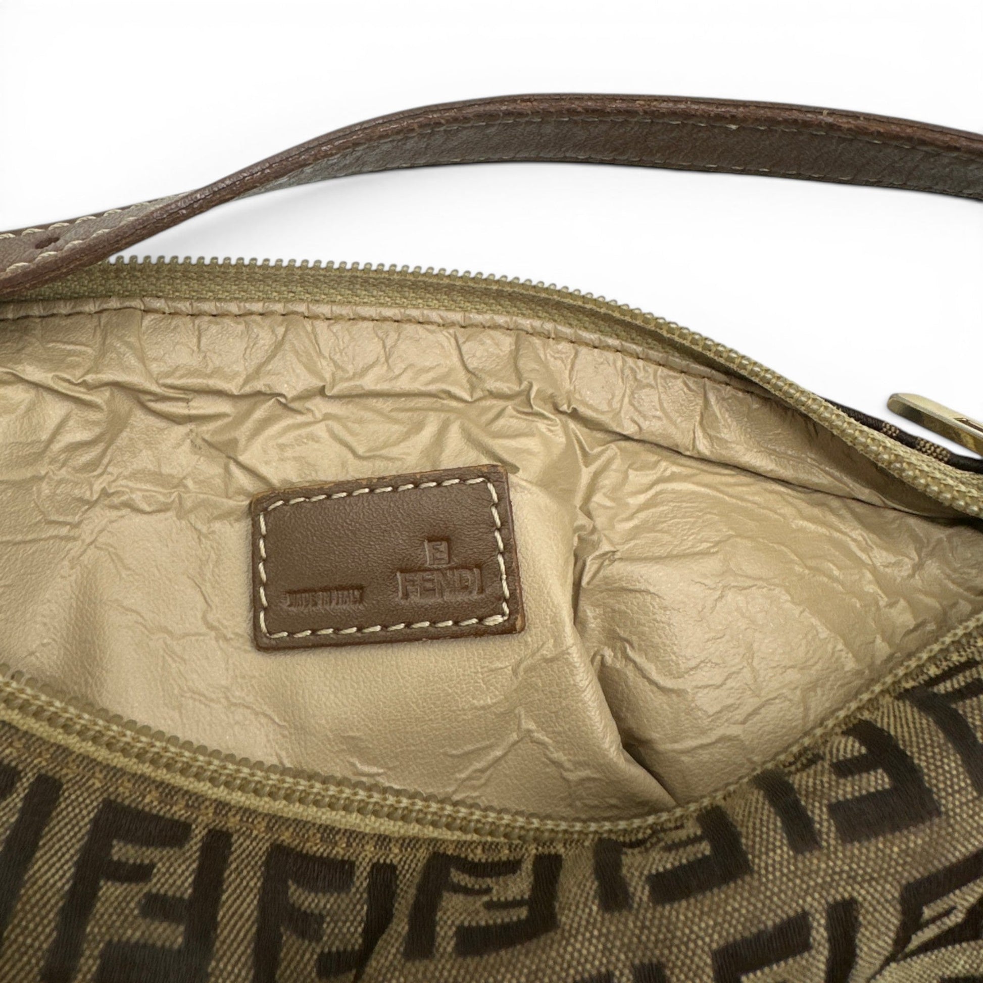 Vintage Fendi Zucchino Pouch Handbag - Thanks it's Vintage
