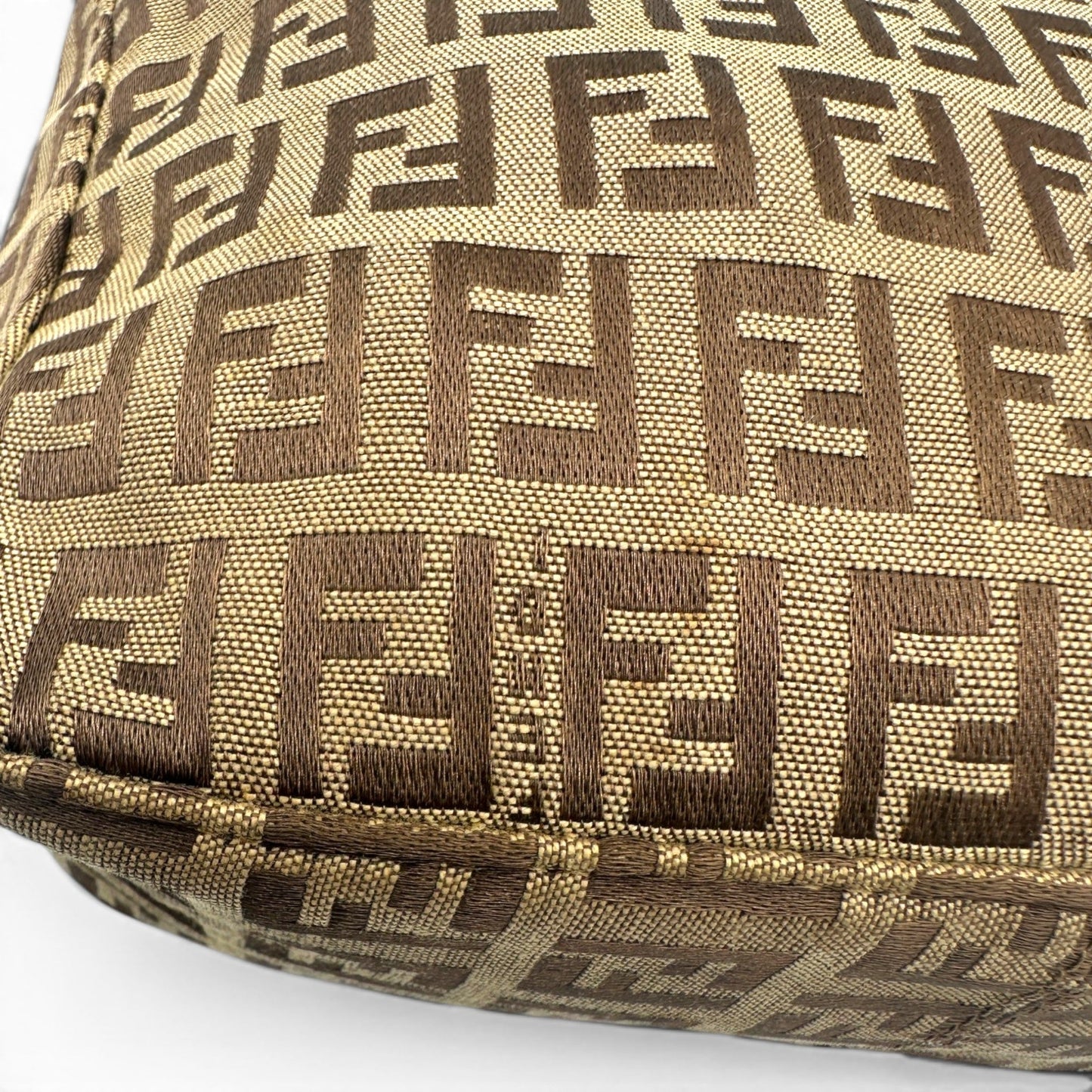 Vintage Fendi Zucchino Pouch Handbag - Thanks it's Vintage