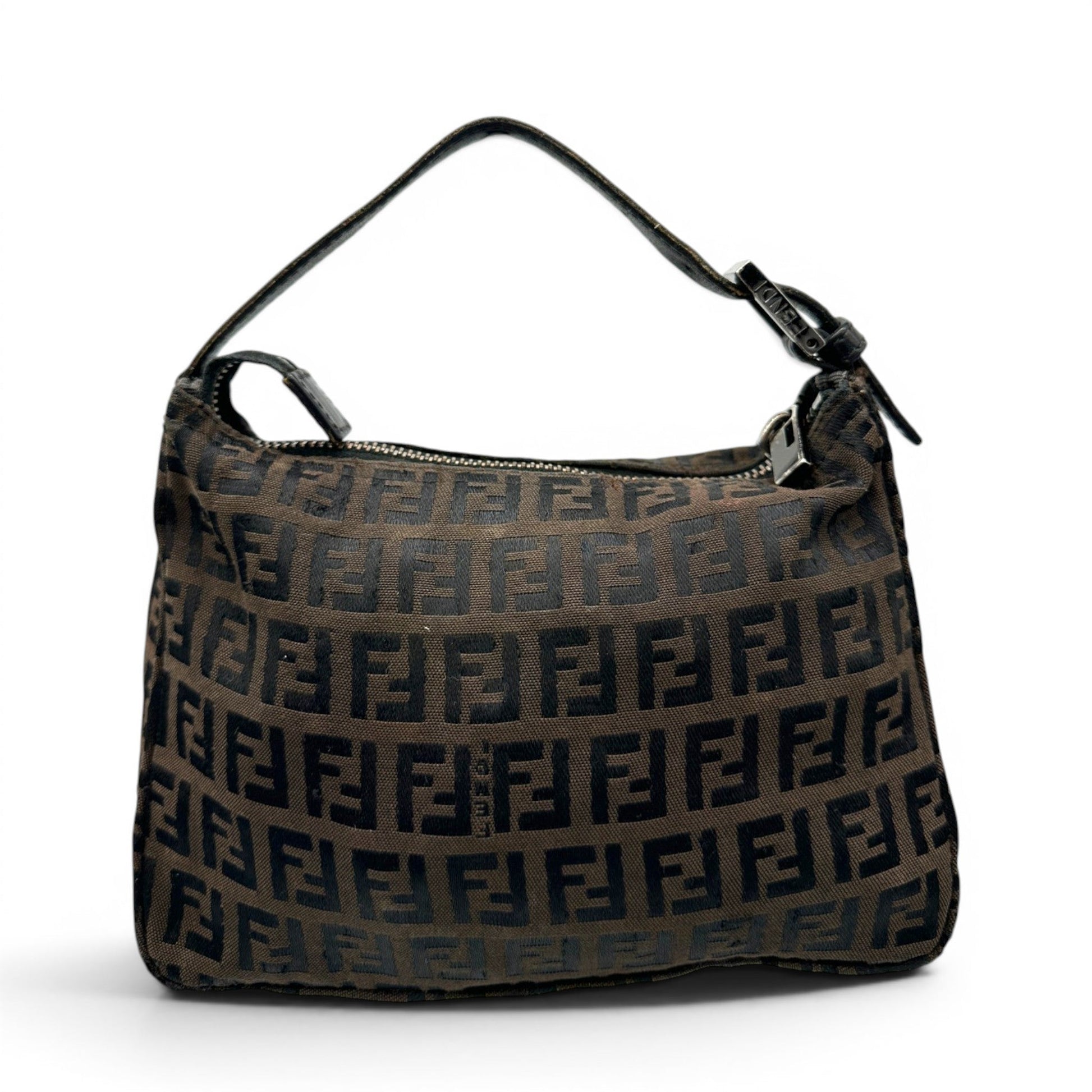 Vintage Fendi Zucchino Pouch Handbag - Thanks it's Vintage