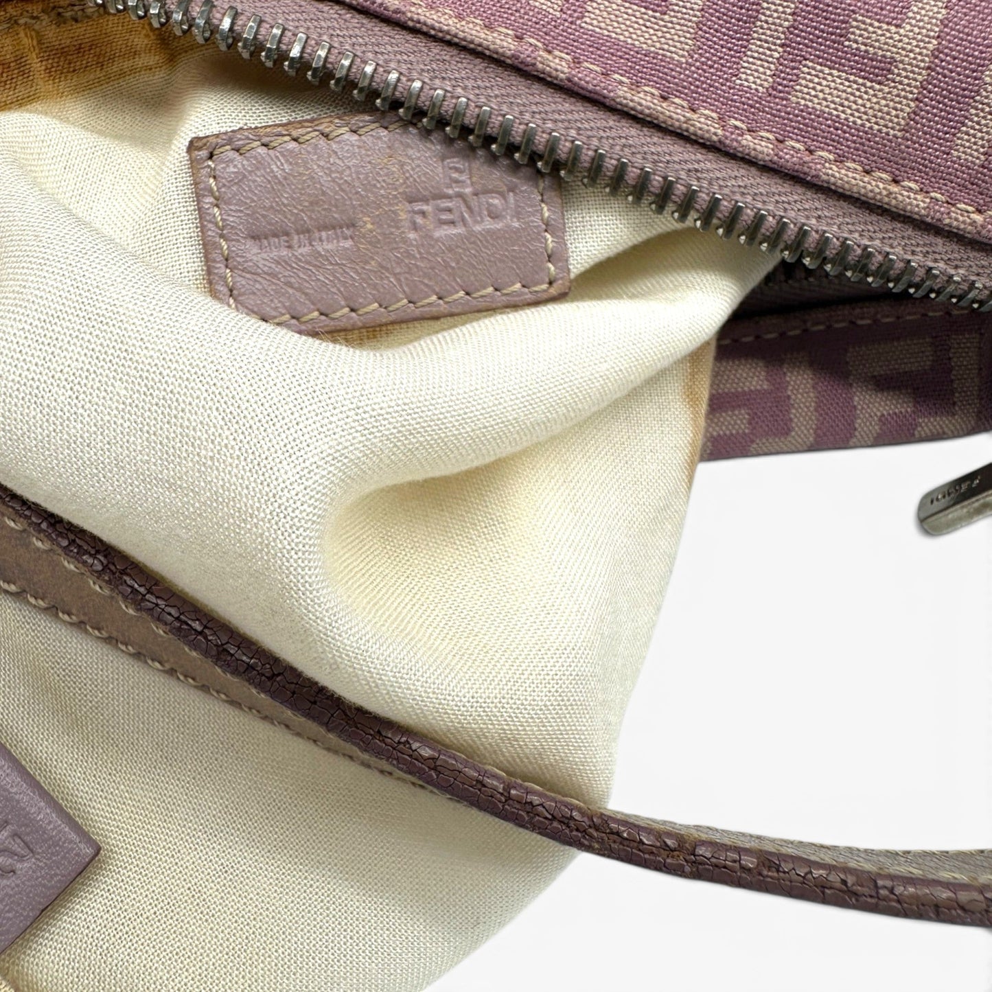 Vintage Fendi Zucchino Pouch Handbag - Thanks it's Vintage