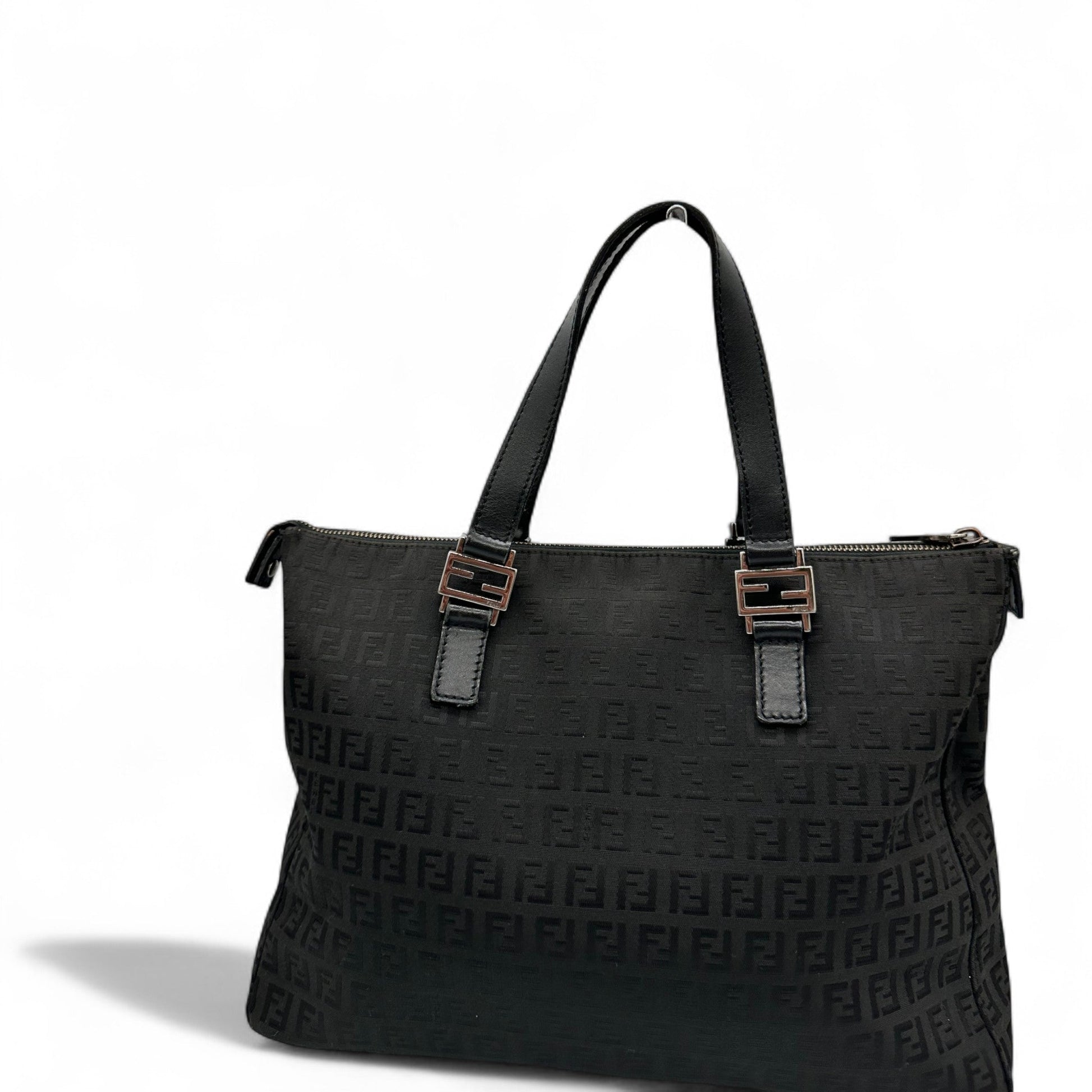 Vintage Fendi Zuchinno Monogram Tote Handbag - Thanks it's Vintage