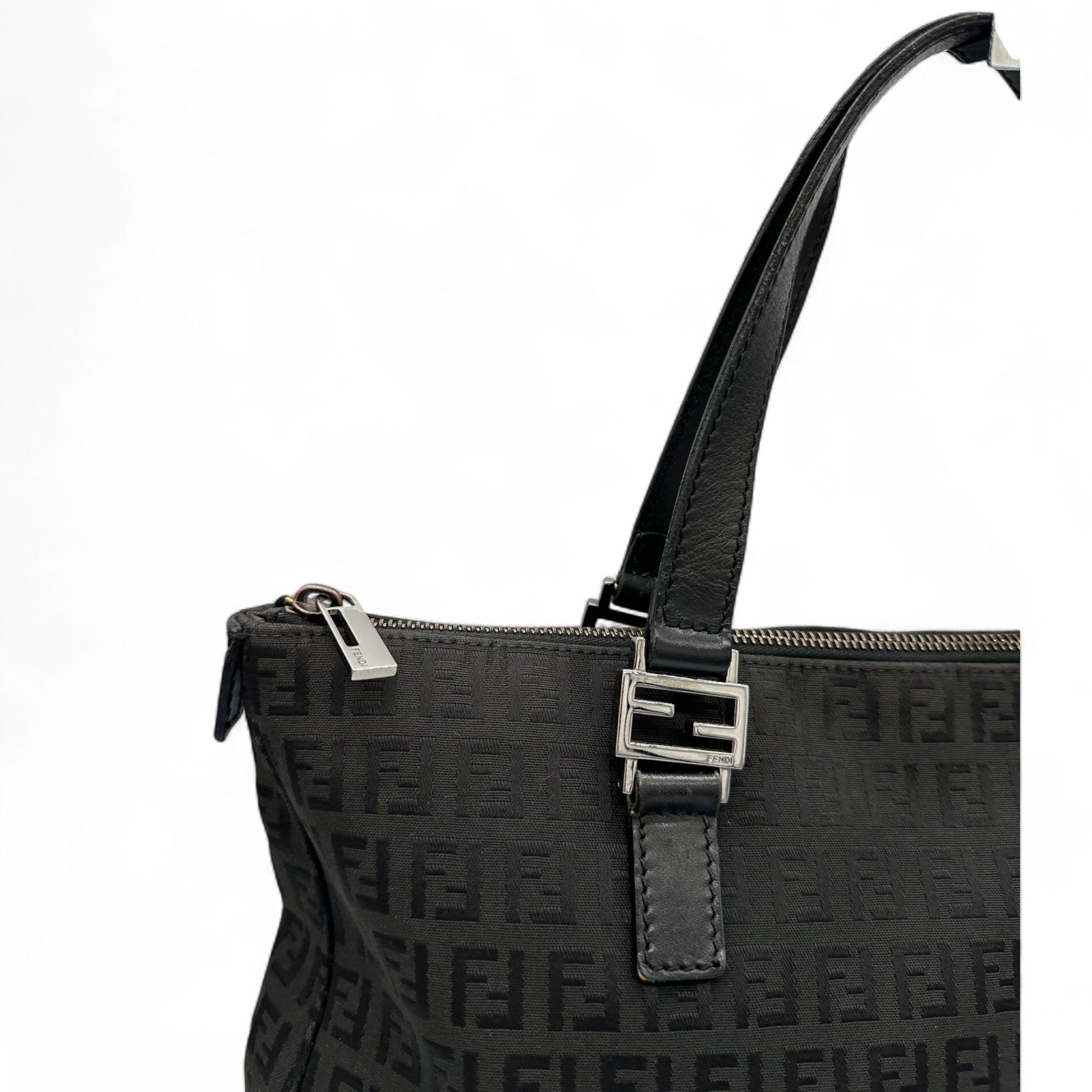 Vintage Fendi Zuchinno Monogram Tote Handbag - Thanks it's Vintage