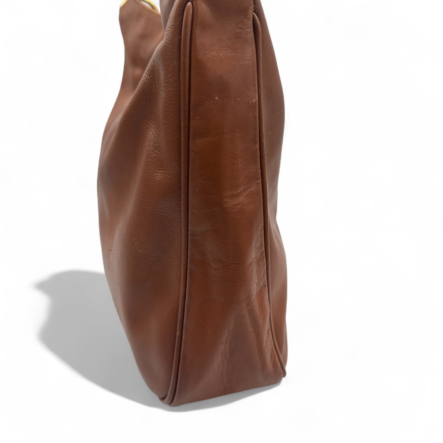 Vintage Gucci 001 1705 1638 Bamboo Leather Bag - Thanks it's Vintage