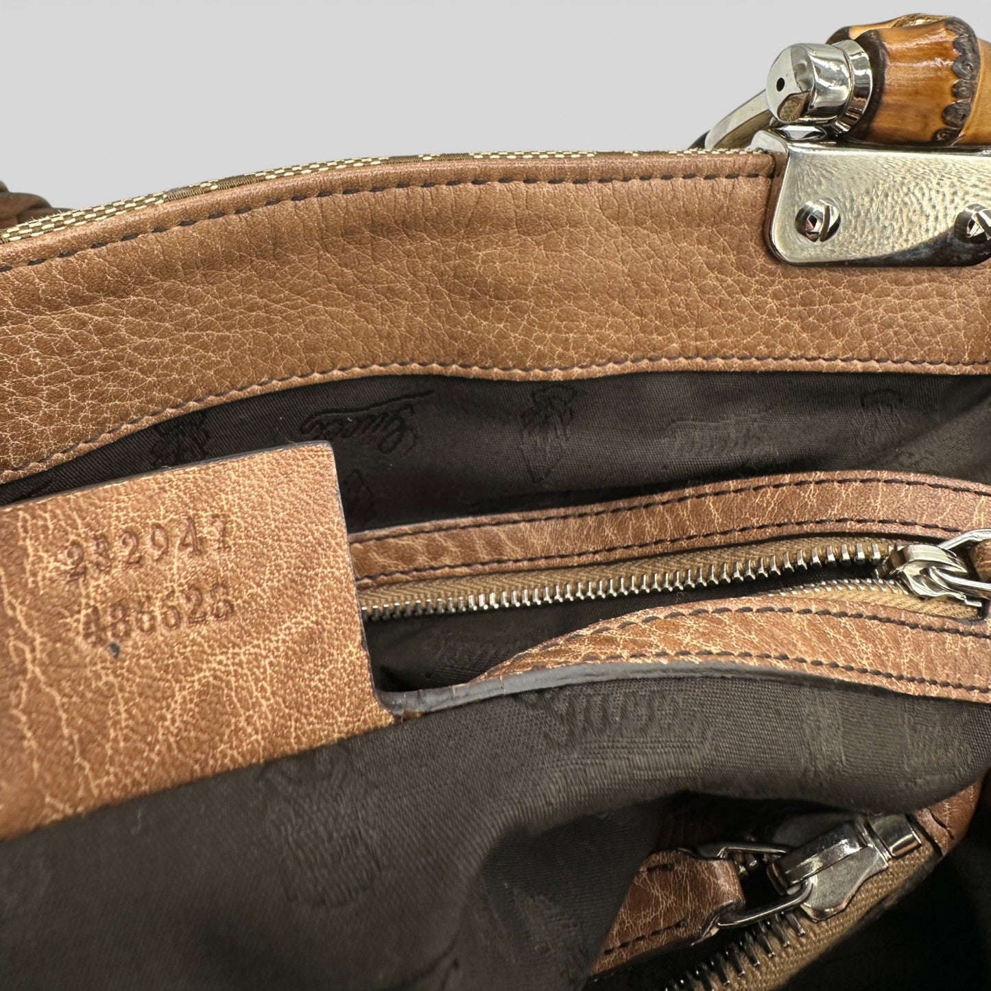 Vintage Gucci 232947 Bamboo Monogram Large Tote Shoulder Bag - Thanks it's Vintage