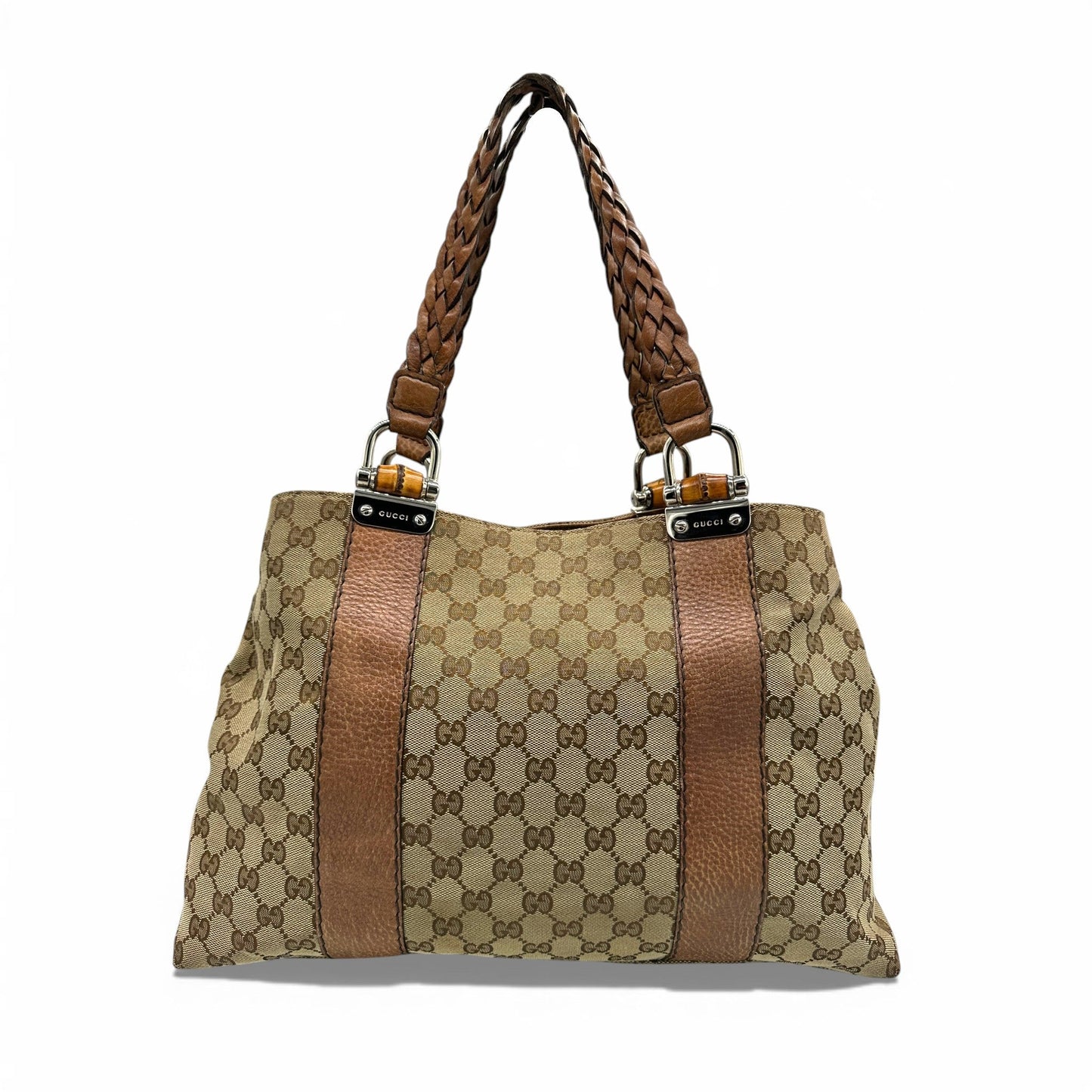 Vintage Gucci 232947 Bamboo Tote Shoulder Bag - Thanks it's Vintage