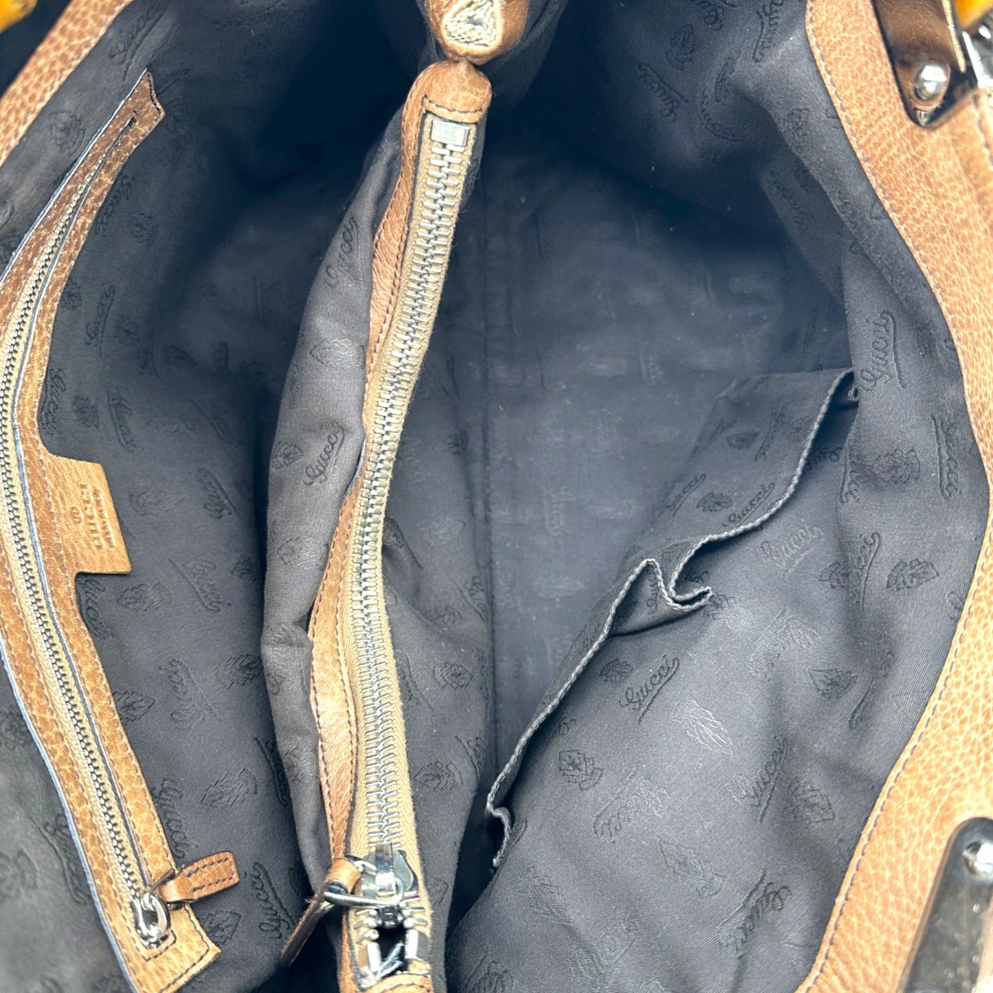 Vintage Gucci 232947 Bamboo Tote Shoulder Bag - Thanks it's Vintage