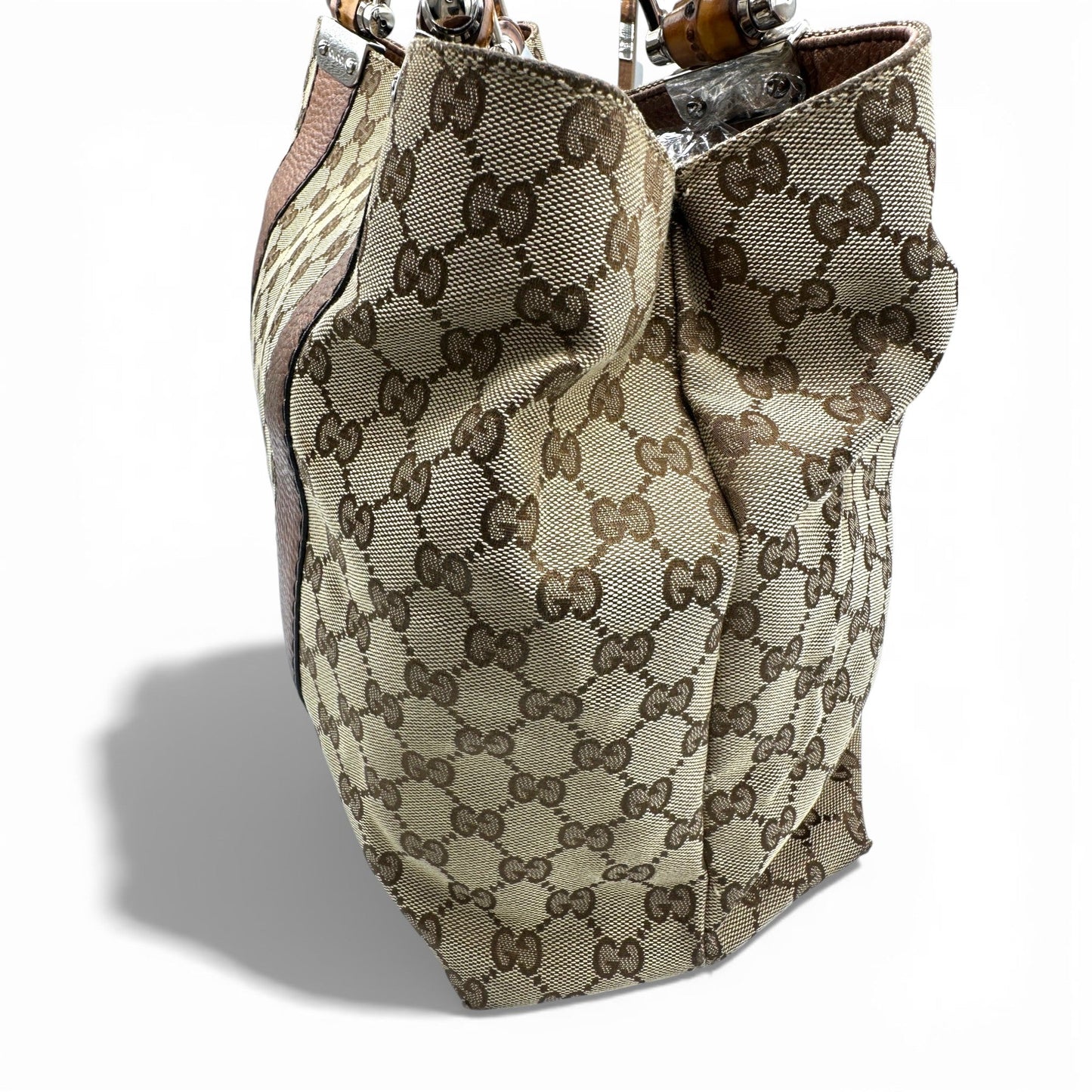 Vintage Gucci 232947 Bamboo Tote Shoulder Bag - Thanks it's Vintage