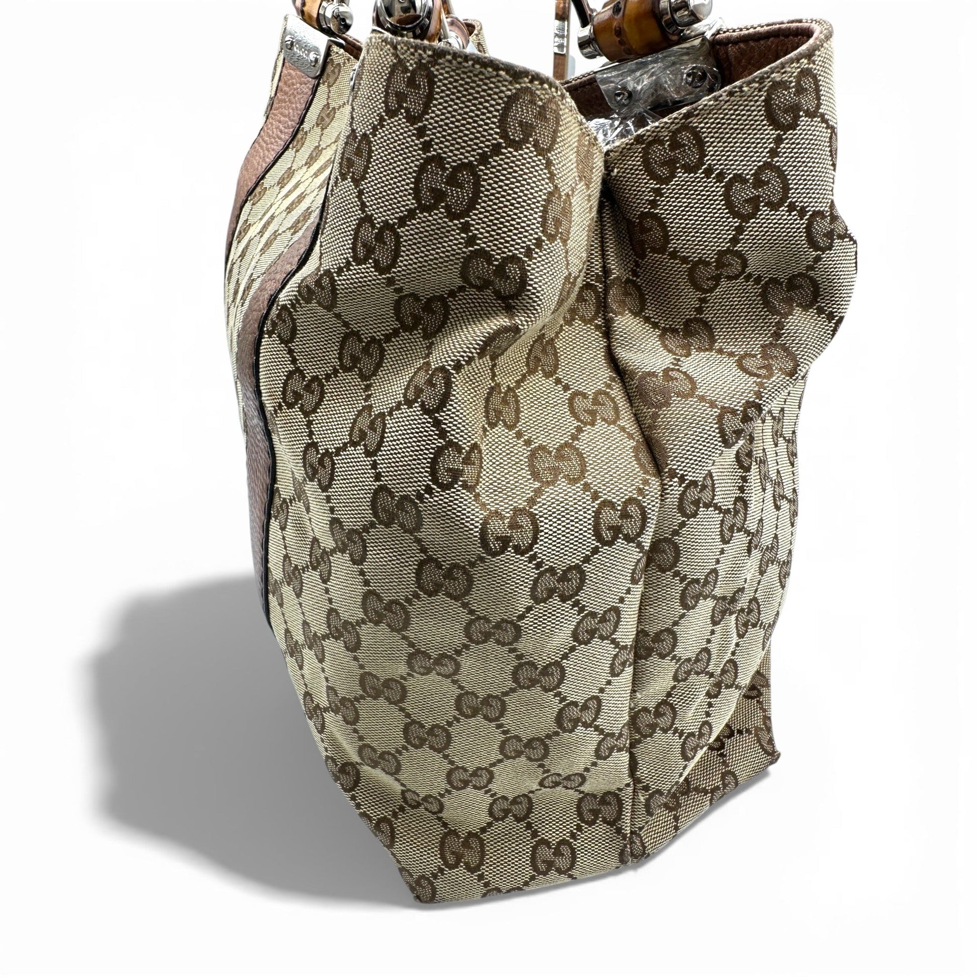 Vintage Gucci 232947 Bamboo Tote Shoulder Bag - Thanks it's Vintage