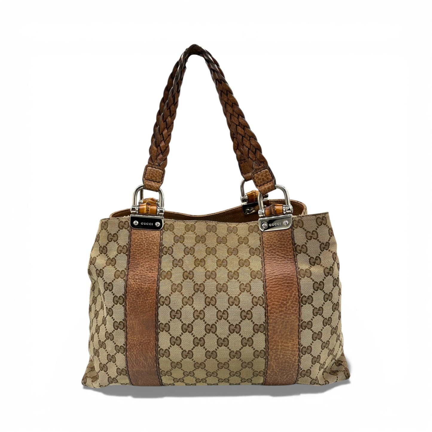 Vintage Gucci 232947 Bamboo Tote Shoulder Bag - Thanks it's Vintage
