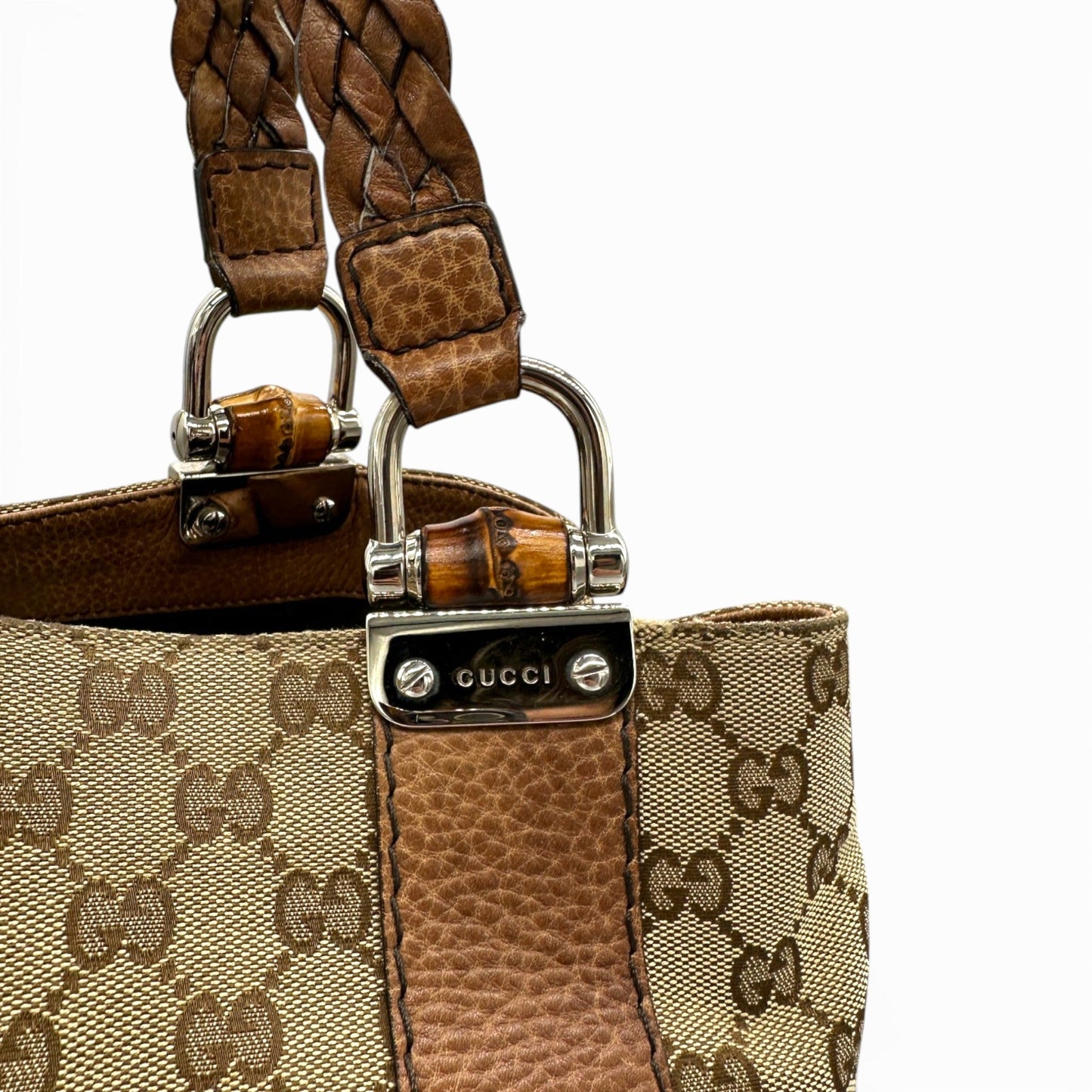 Vintage Gucci 232947 Bamboo Tote Shoulder Bag - Thanks it's Vintage