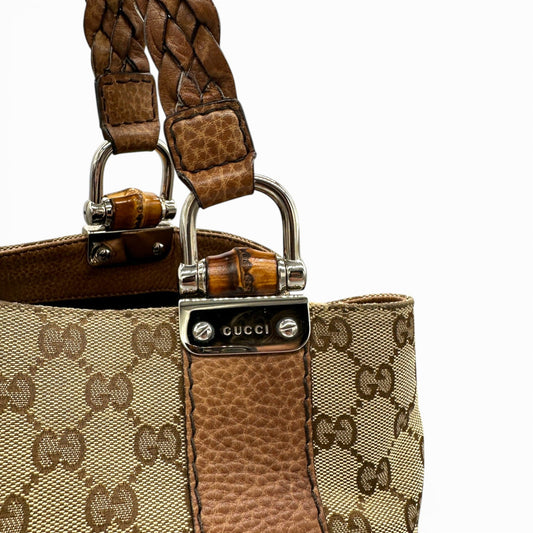 Vintage Gucci 232947 Bamboo Tote Shoulder Bag - Thanks it's Vintage