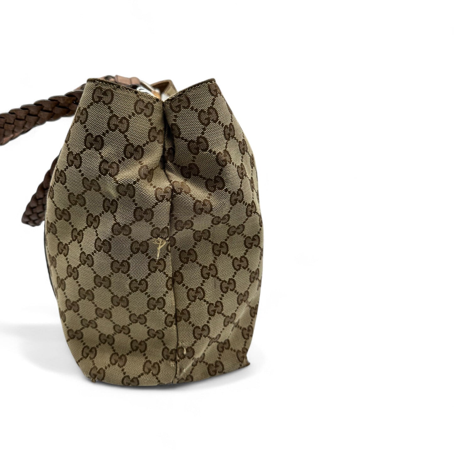 Vintage Gucci Bamboo Monogram Large Tote Shoulder Bag - Thanks it's Vintage