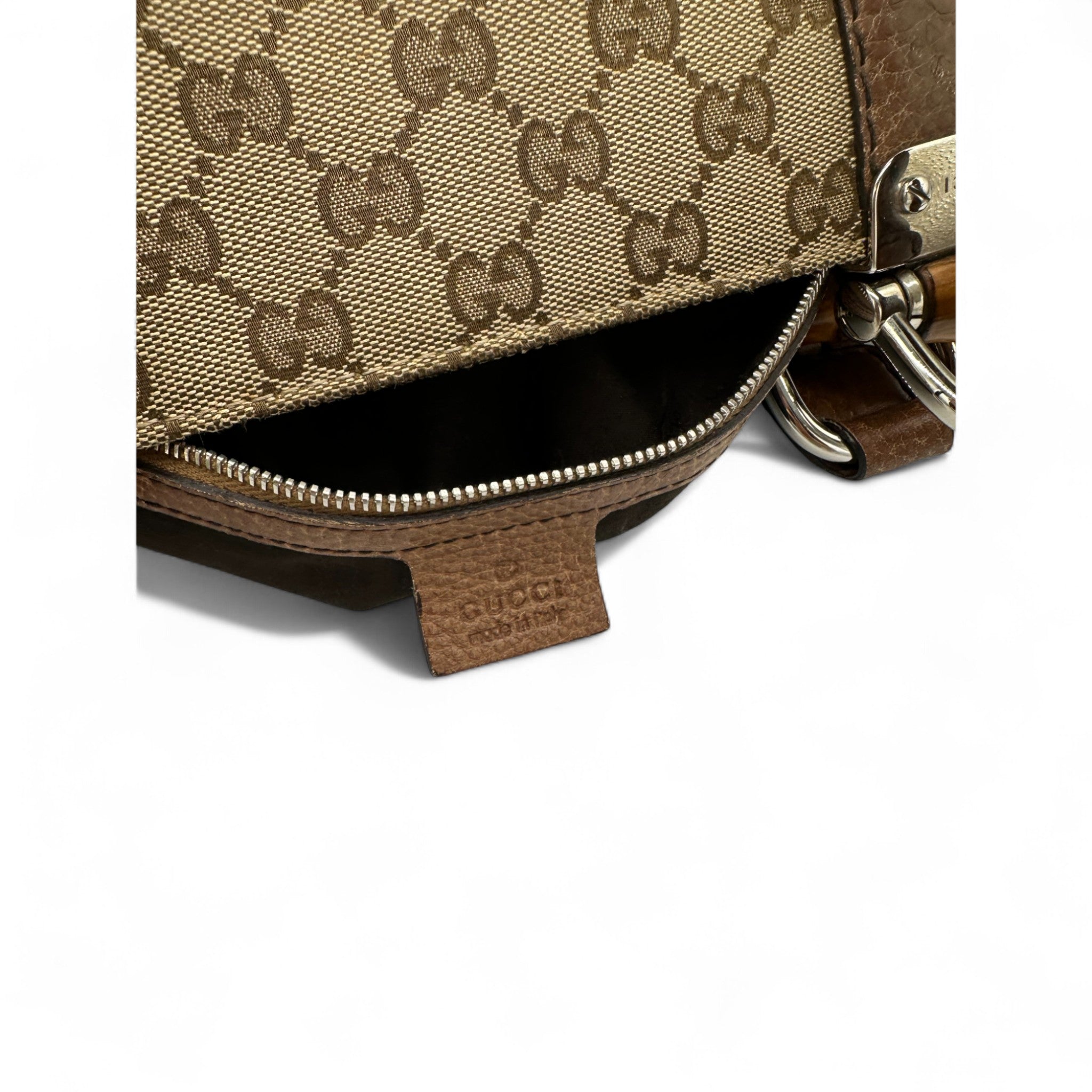 Vintage Gucci Bamboo Monogram Large Tote Shoulder Bag – Thanks