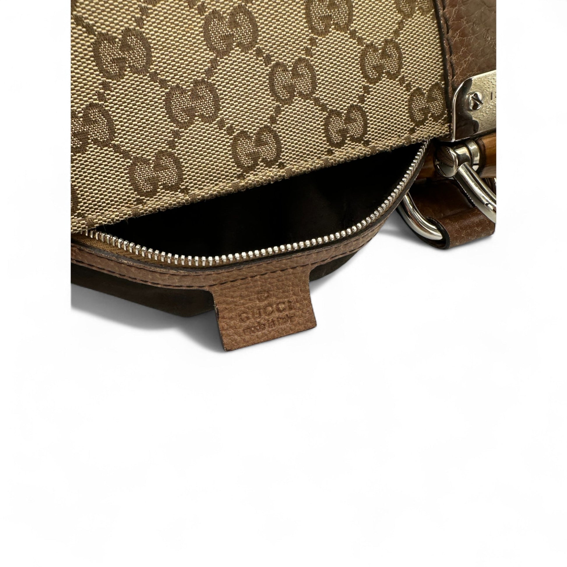 Vintage Gucci Bamboo Monogram Large Tote Shoulder Bag - Thanks it's Vintage