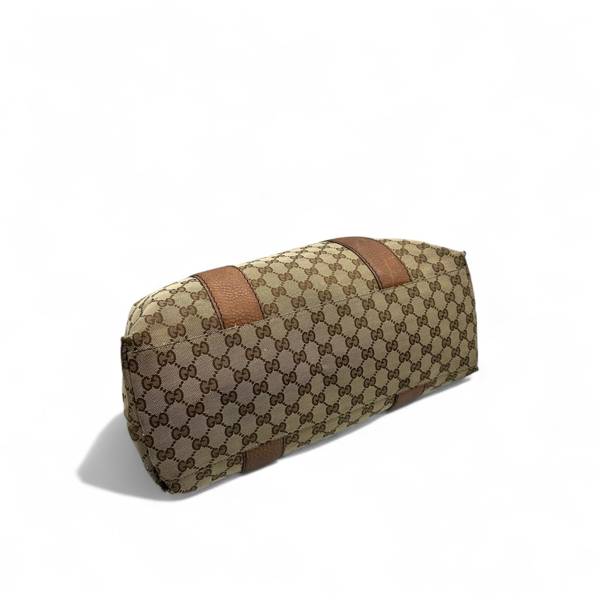 Vintage Gucci Bamboo Monogram Large Tote Shoulder Bag - Thanks it's Vintage