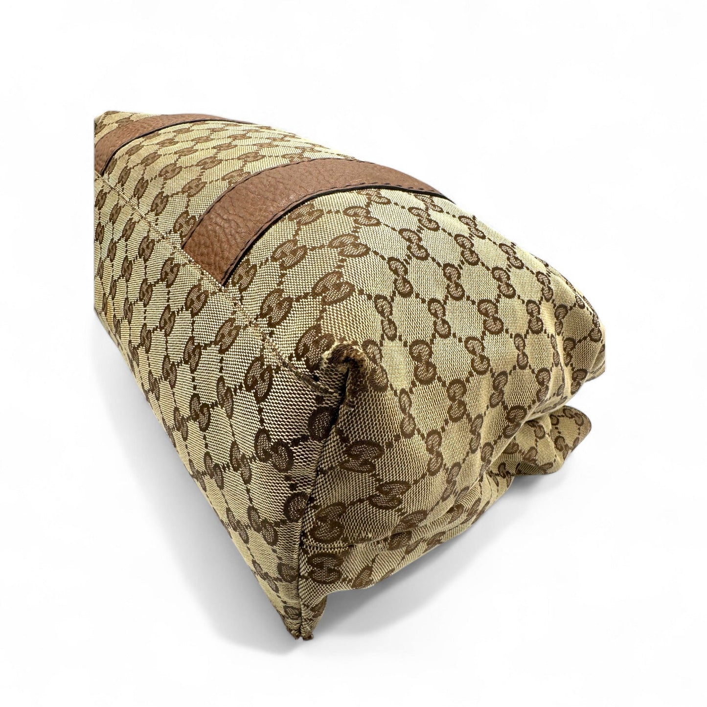 Vintage Gucci Bamboo Monogram Large Tote Shoulder Bag - Thanks it's Vintage