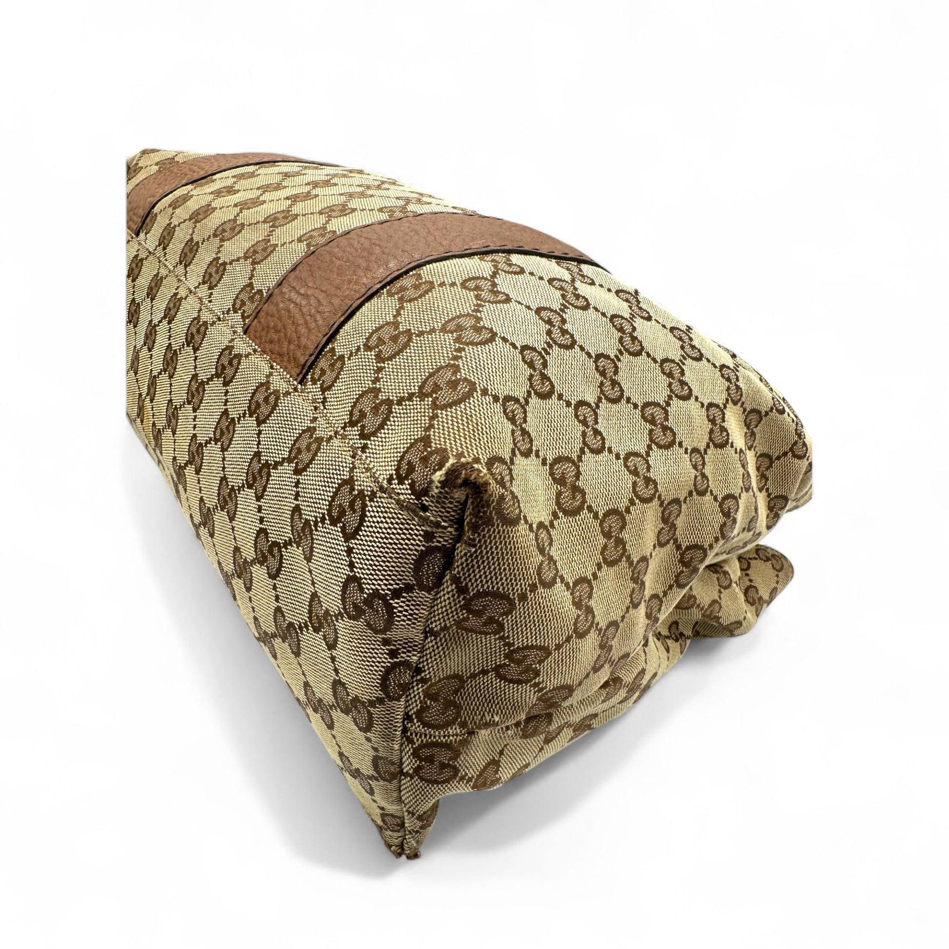 Vintage Gucci Bamboo Monogram Large Tote Shoulder Bag - Thanks it's Vintage