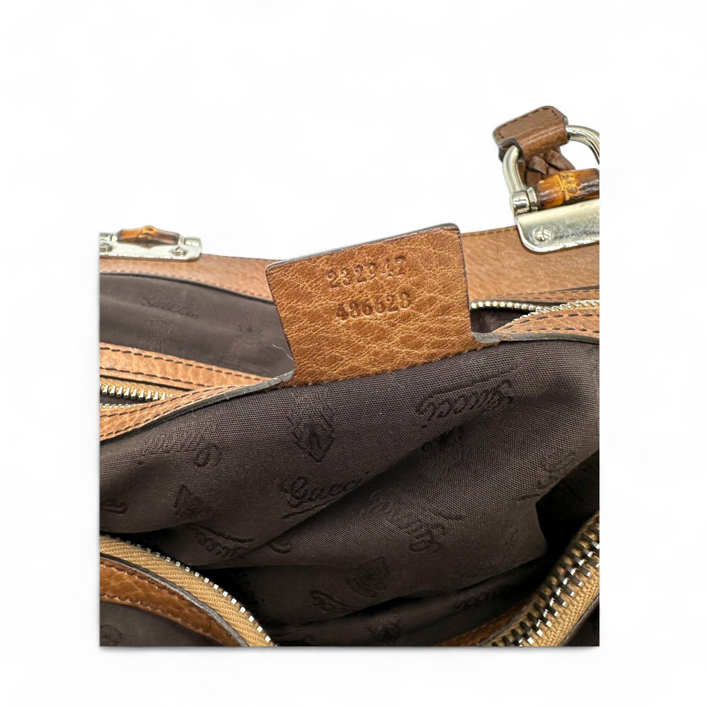 Vintage Gucci Bamboo Monogram Large Tote Shoulder Bag - Thanks it's Vintage