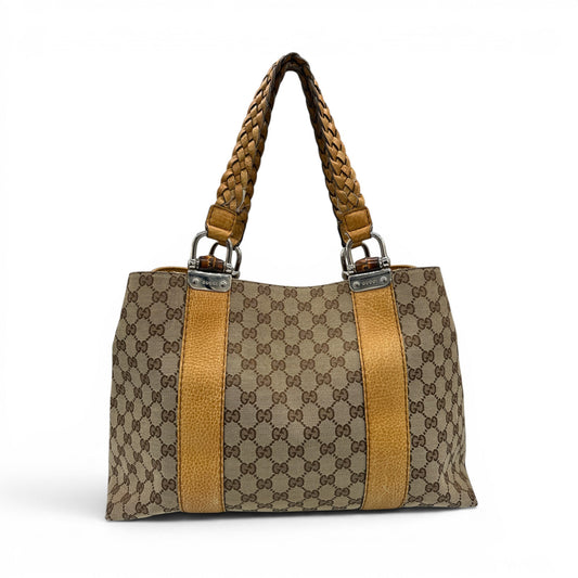 Vintage Gucci Bamboo Tote Shopper Bag - Thanks it's Vintage