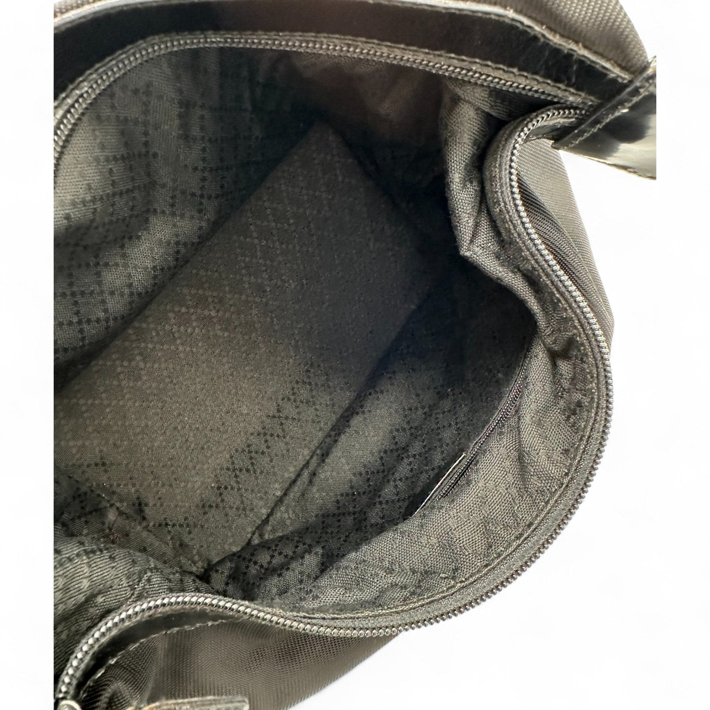 Vintage Gucci Black Nylon Bamboo Shoulder Bag - Thanks it's Vintage