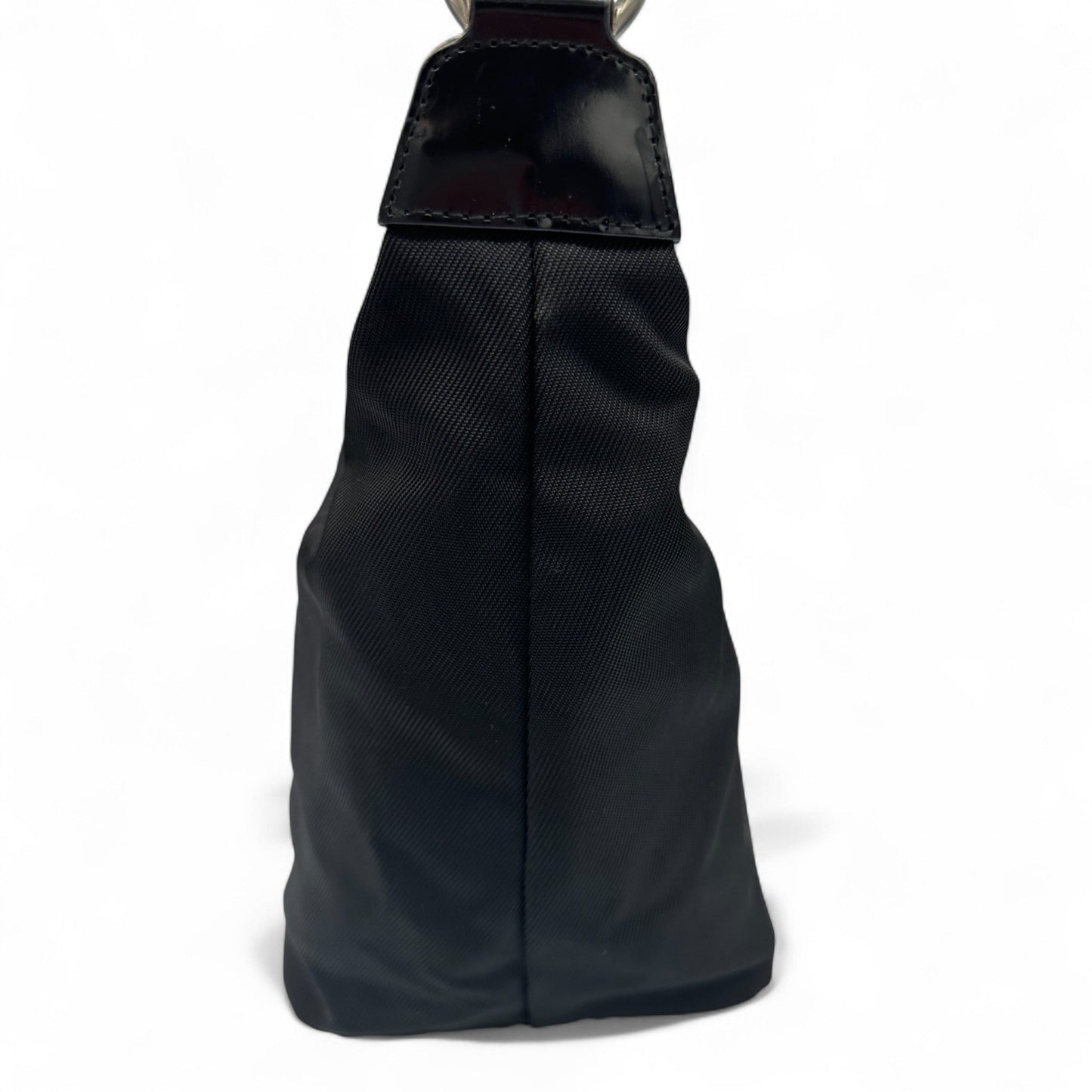 Vintage Gucci Black Nylon Bamboo Shoulder Bag - Thanks it's Vintage