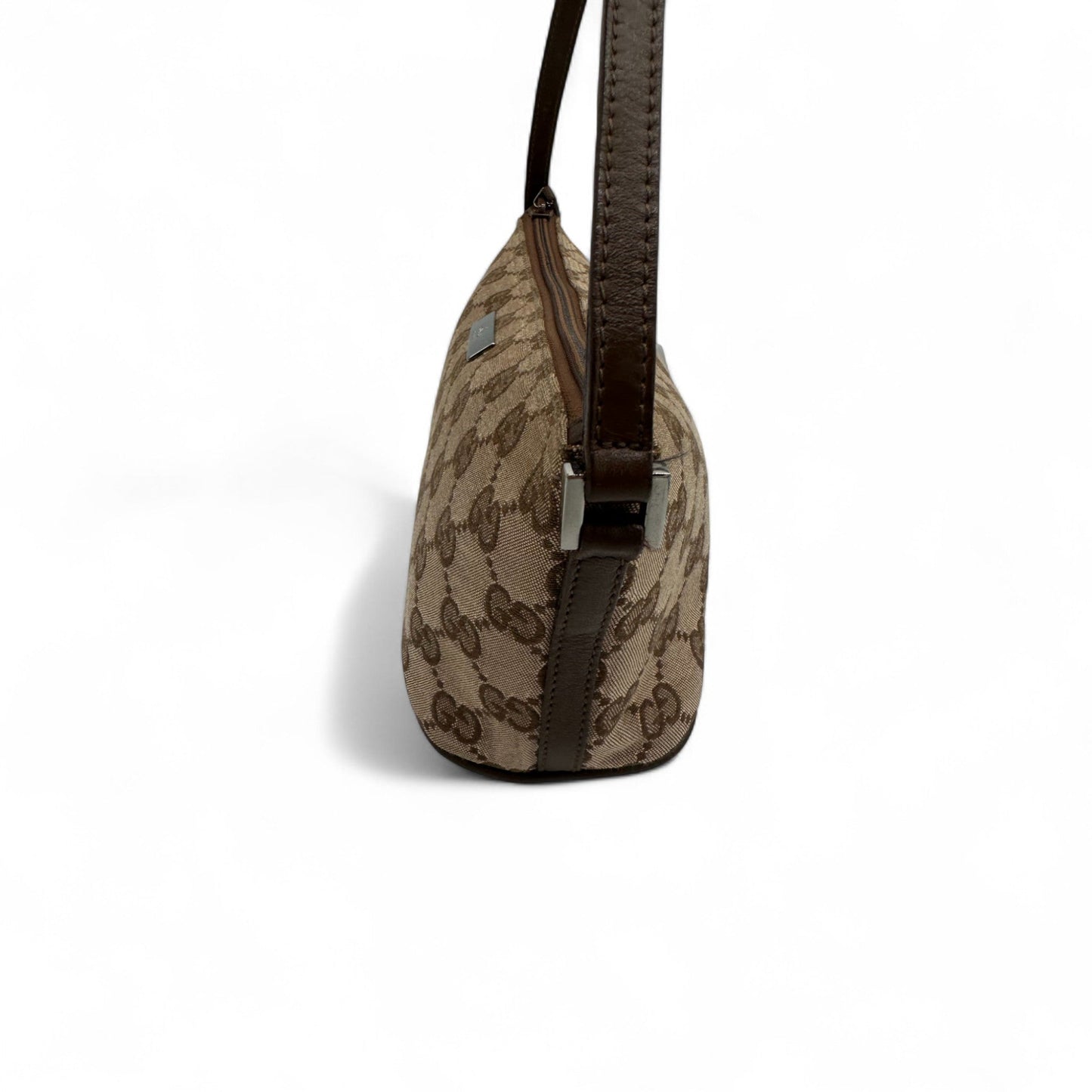 Vintage Gucci Boat Pochette Bag in GG Monogram - Thanks it's Vintage