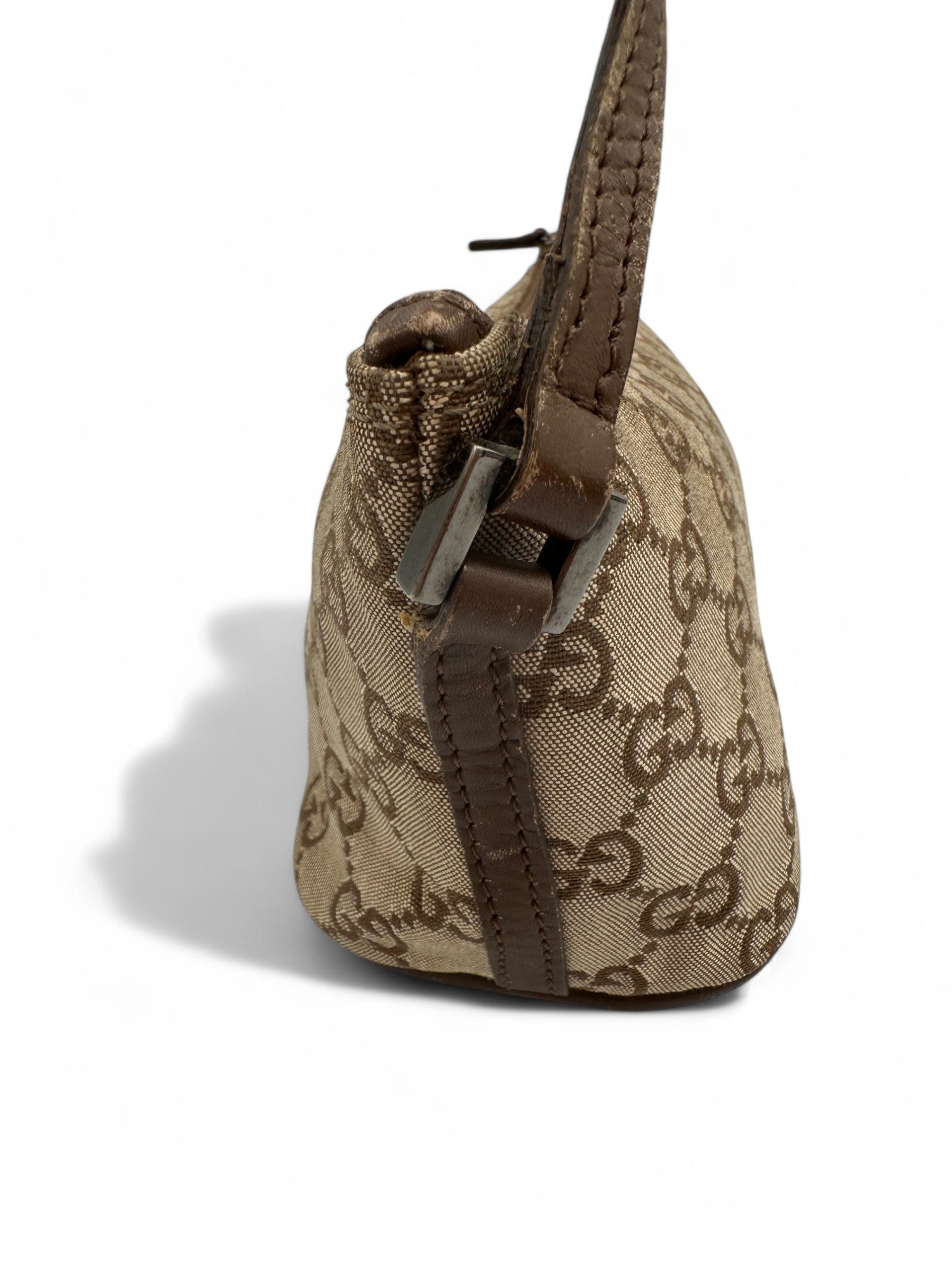 Vintage Gucci Boat Pochette GG Monogram Mini Shoulder Bag - Thanks it's Vintage