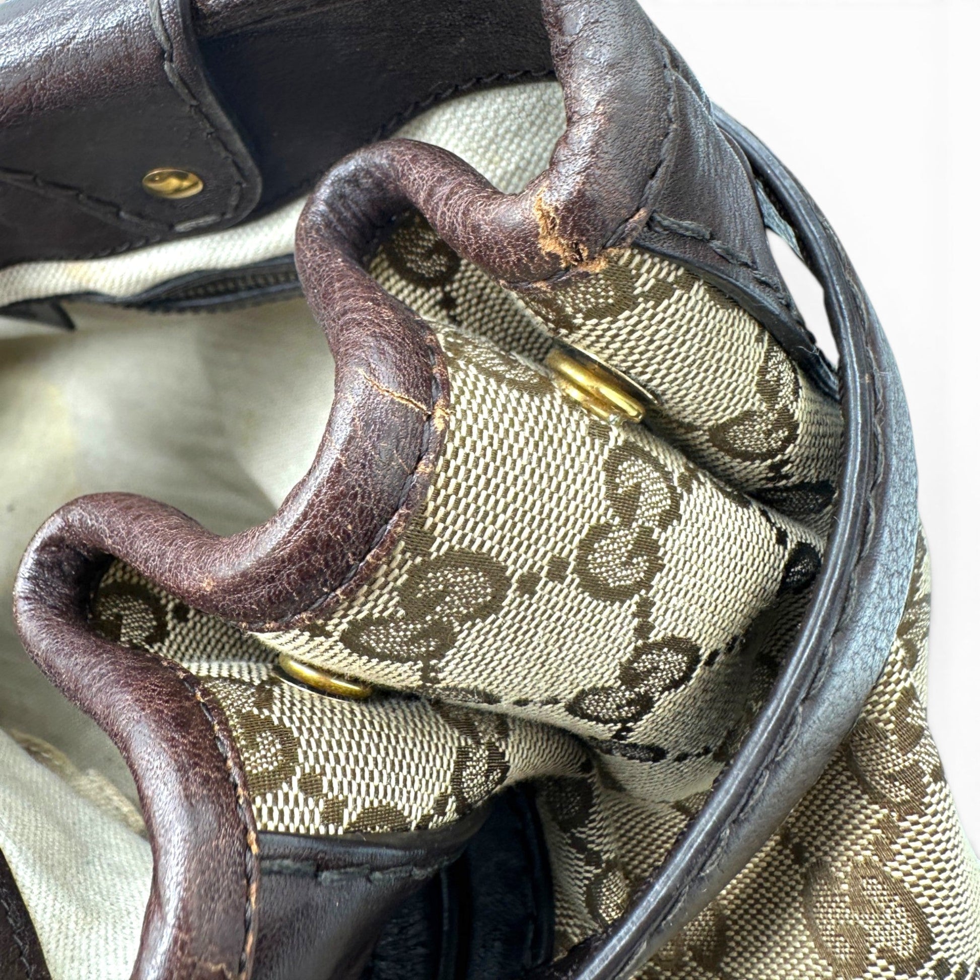 Vintage Gucci GG Canvas Running Tote - Thanks it's Vintage