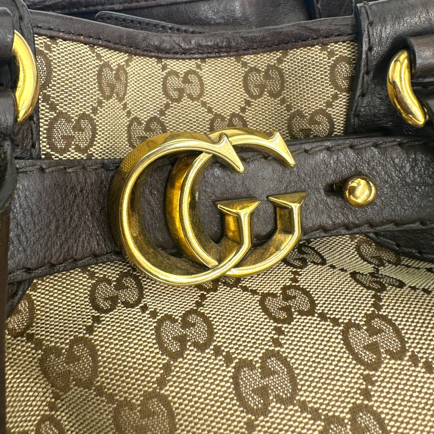 Vintage Gucci GG Canvas Running Tote - Thanks it's Vintage