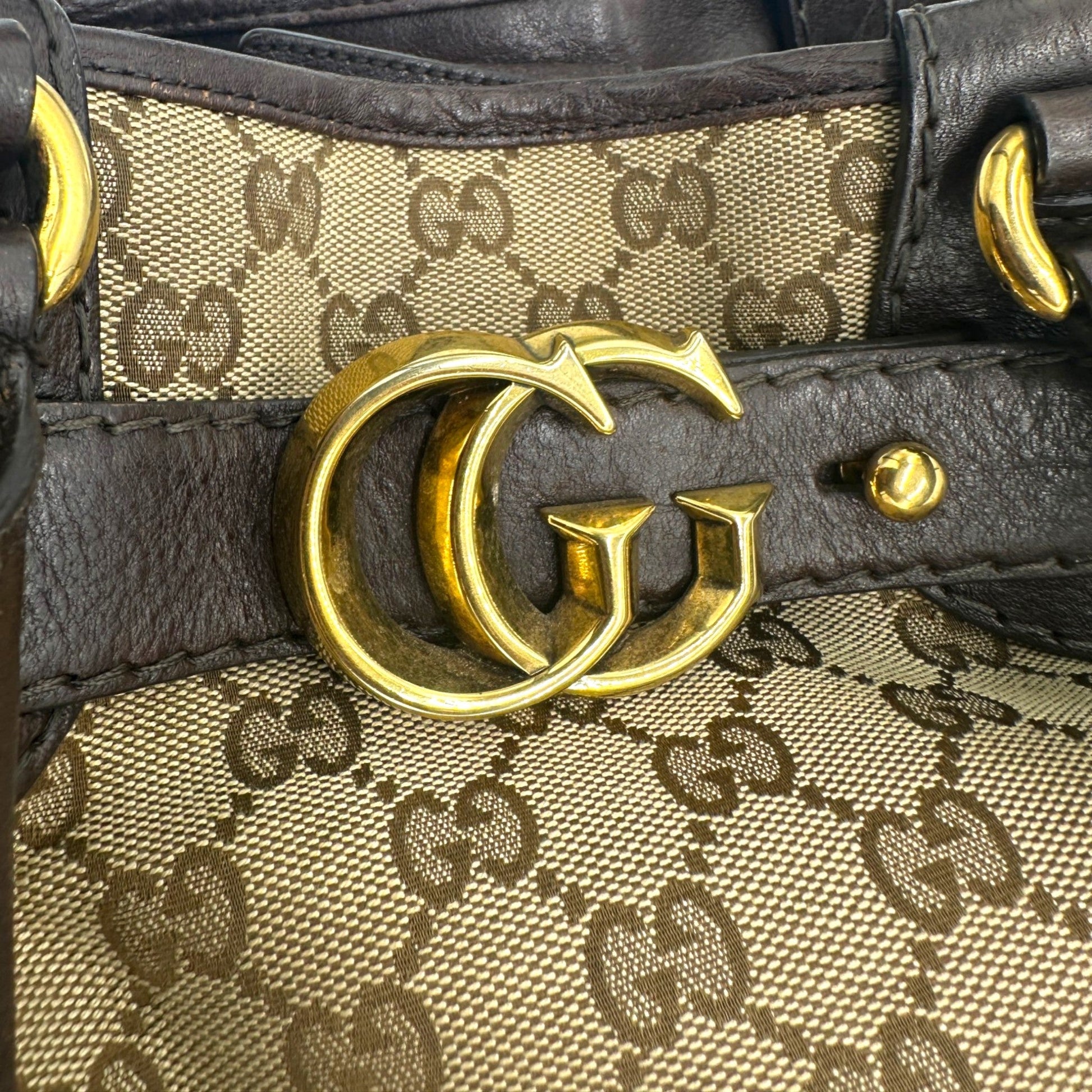 Vintage Gucci GG Canvas Running Tote - Thanks it's Vintage