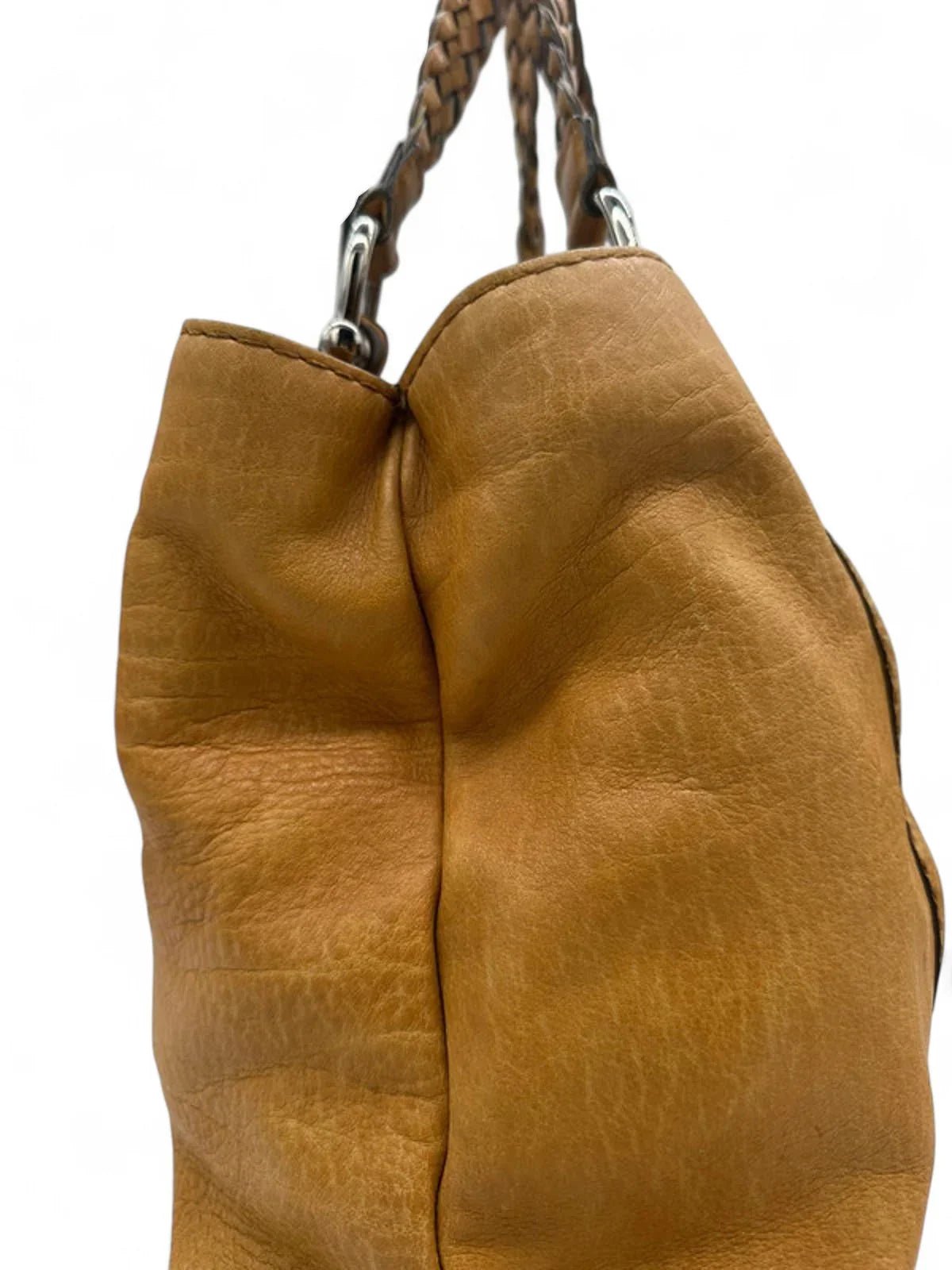 Vintage Gucci GG Signature Bamboo Bar Tote bag Mustard Leather - Thanks it's Vintage