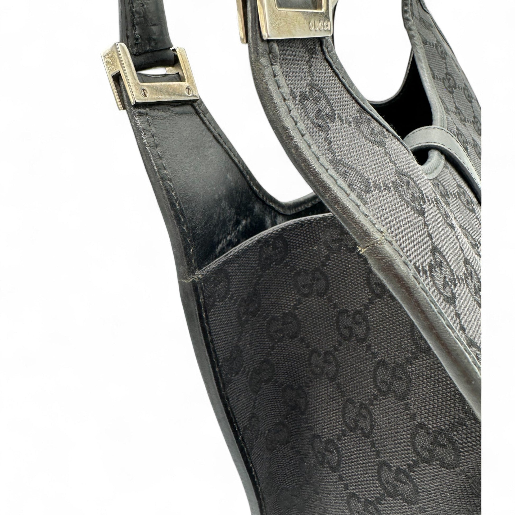 Vintage Gucci Jackie Bardot Handbag in GG Monogram - Thanks it's Vintage