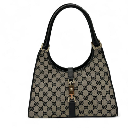 Vintage Gucci Jackie Bardot Handbag in GG Monogram - Thanks it's Vintage