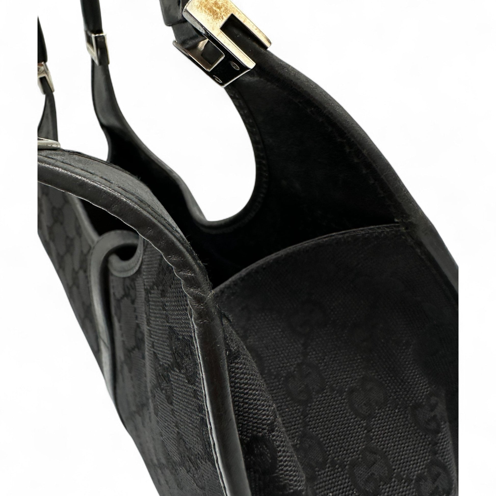 Vintage Gucci Jackie Bardot Handbag in GG Monogram - Thanks it's Vintage
