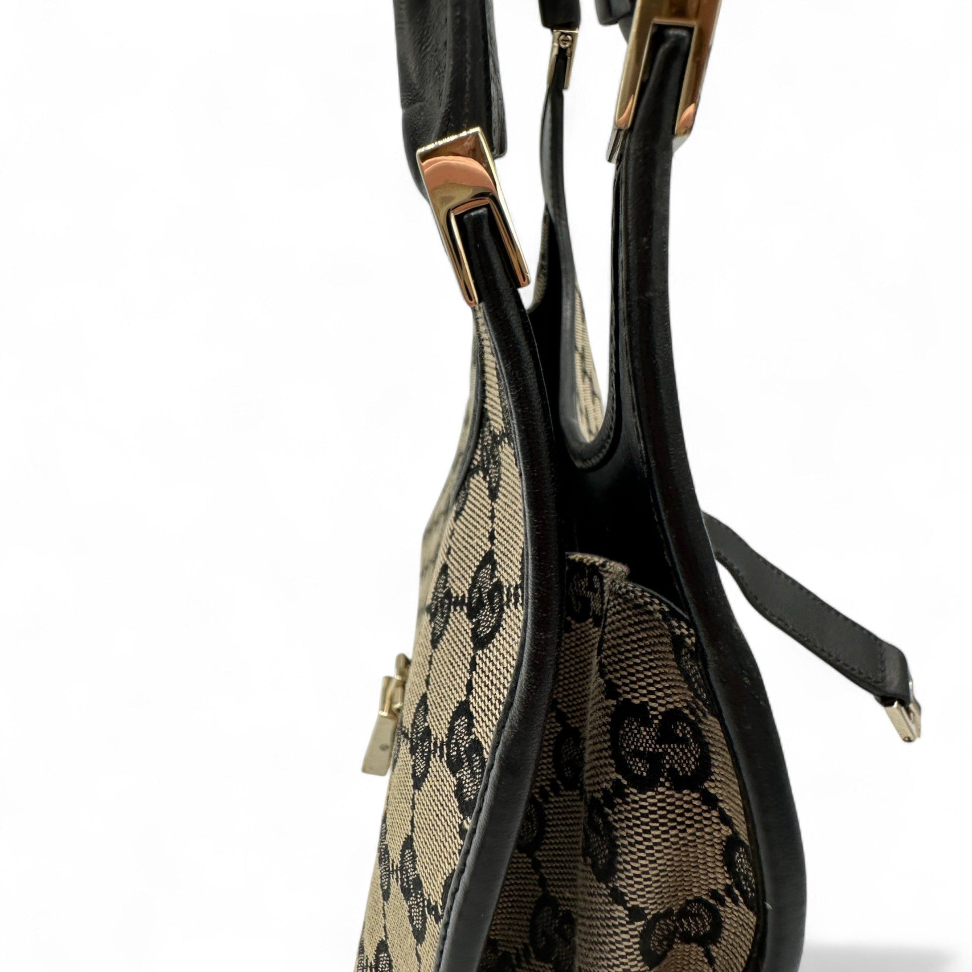 Vintage Gucci Jackie Bardot Handbag in GG Monogram - Thanks it's Vintage