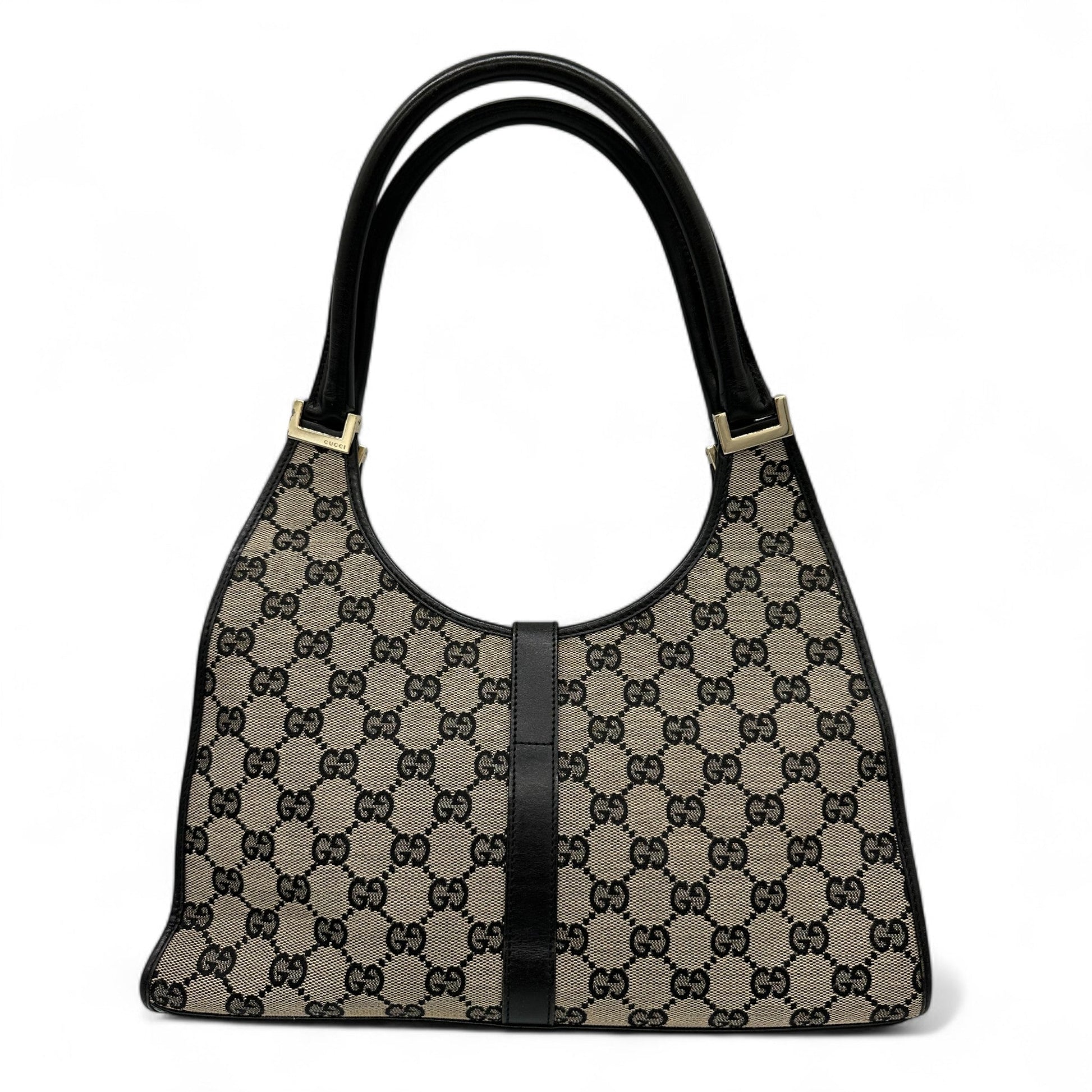 Vintage Gucci Jackie Bardot Handbag in GG Monogram - Thanks it's Vintage