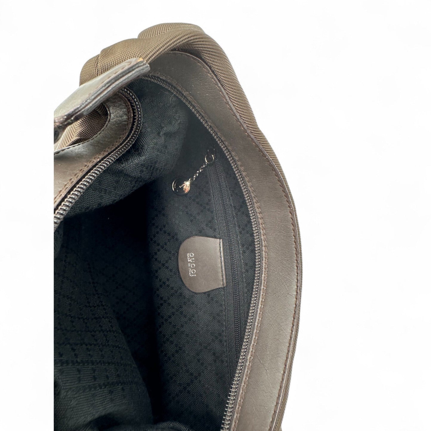 Vintage Gucci Nylon Bamboo Shoulder Bag - Thanks it's Vintage