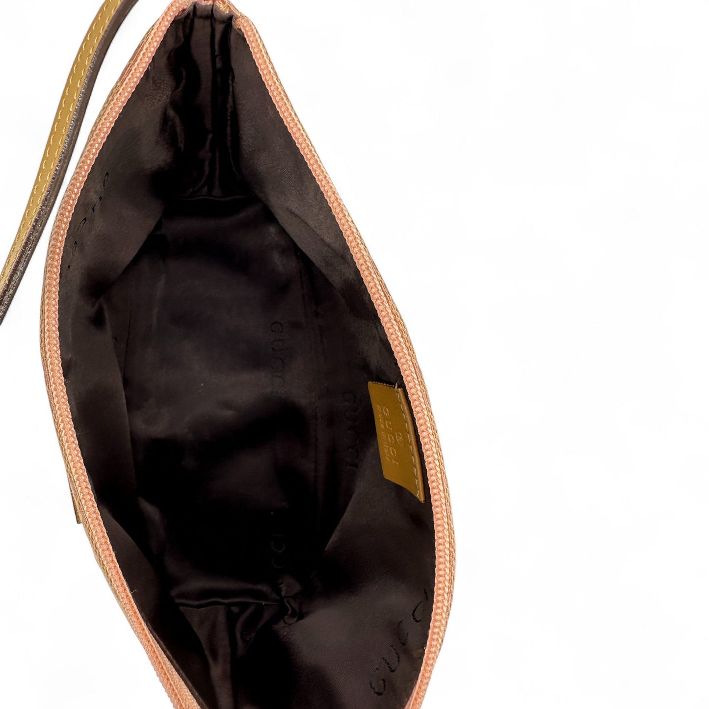 Vintage Gucci Pink Boat Pochette Shoulder Bag - Thanks it's Vintage