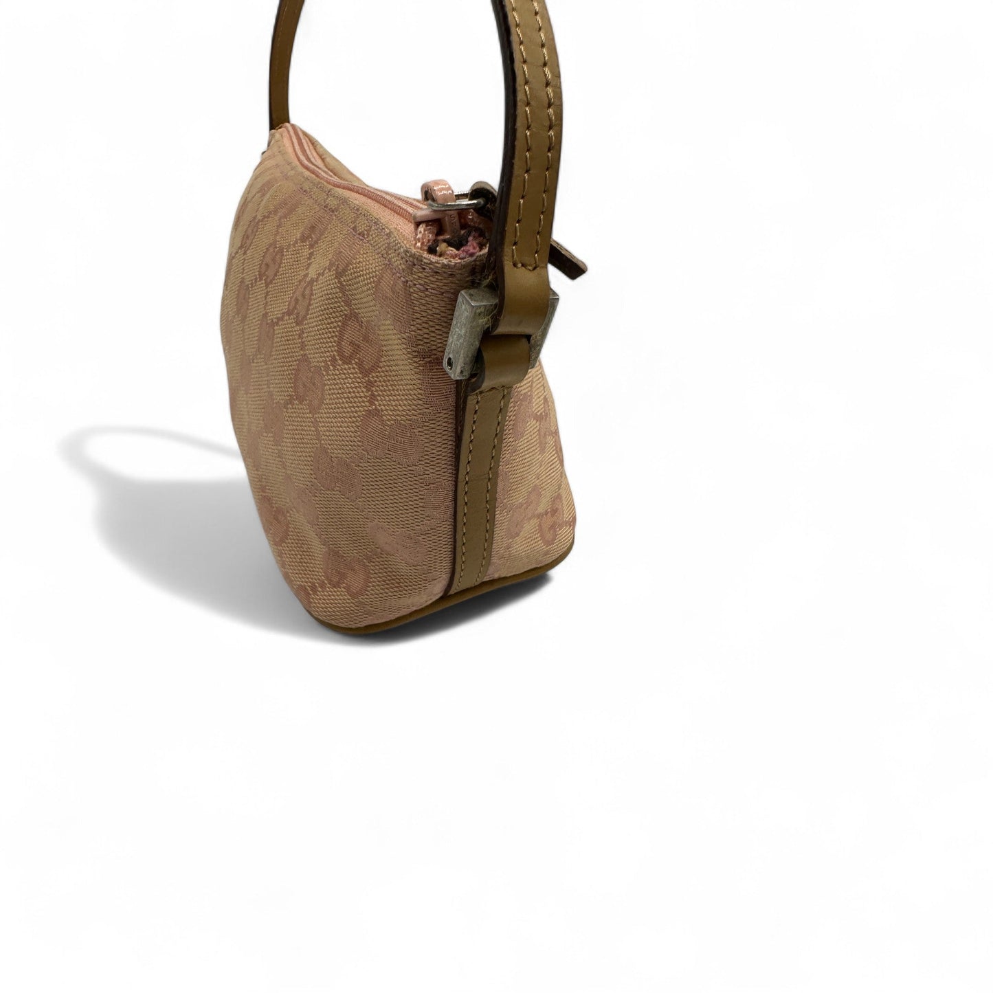 Vintage Gucci Pink Boat Pochette Shoulder Bag - Thanks it's Vintage