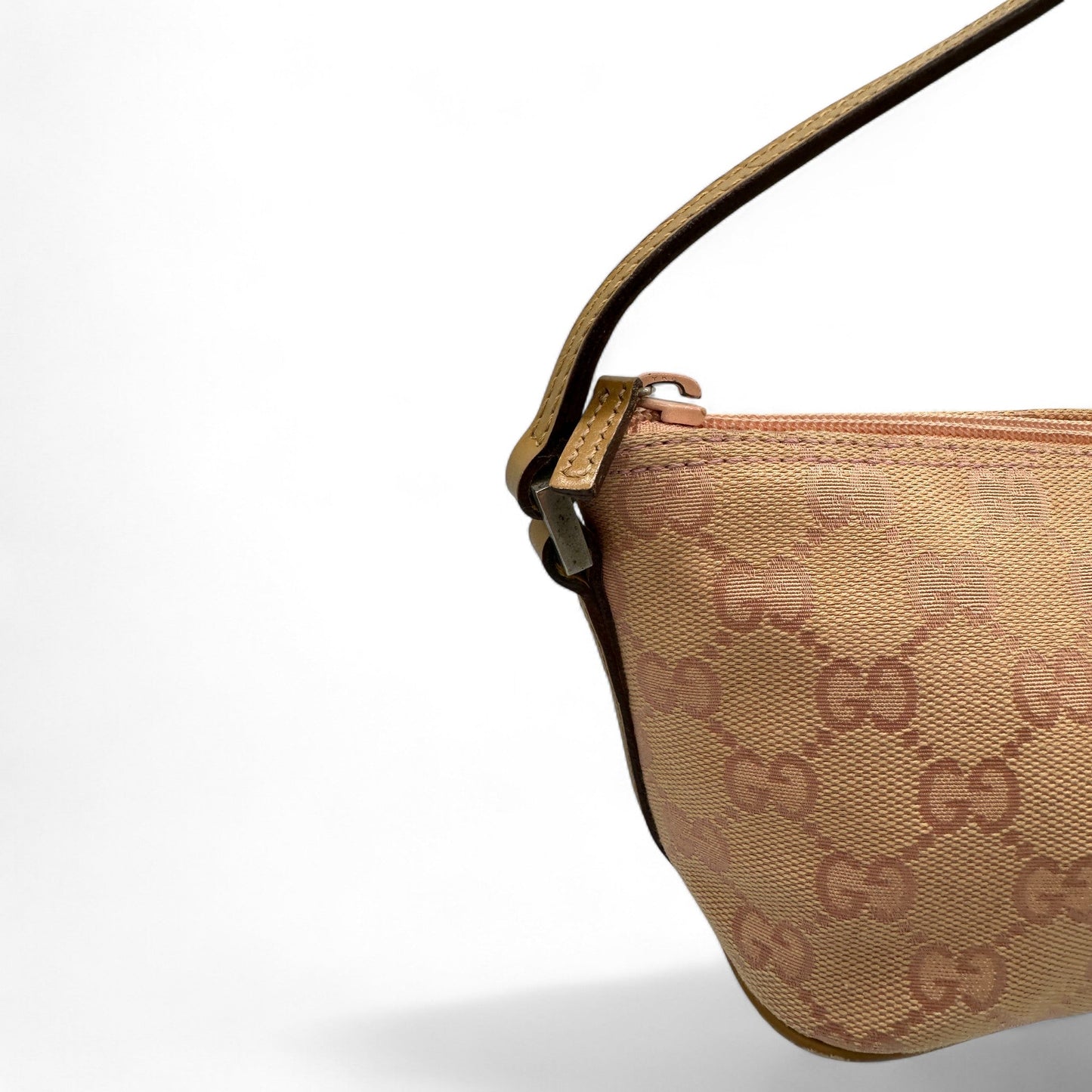 Vintage Gucci Pink Boat Pochette Shoulder Bag - Thanks it's Vintage