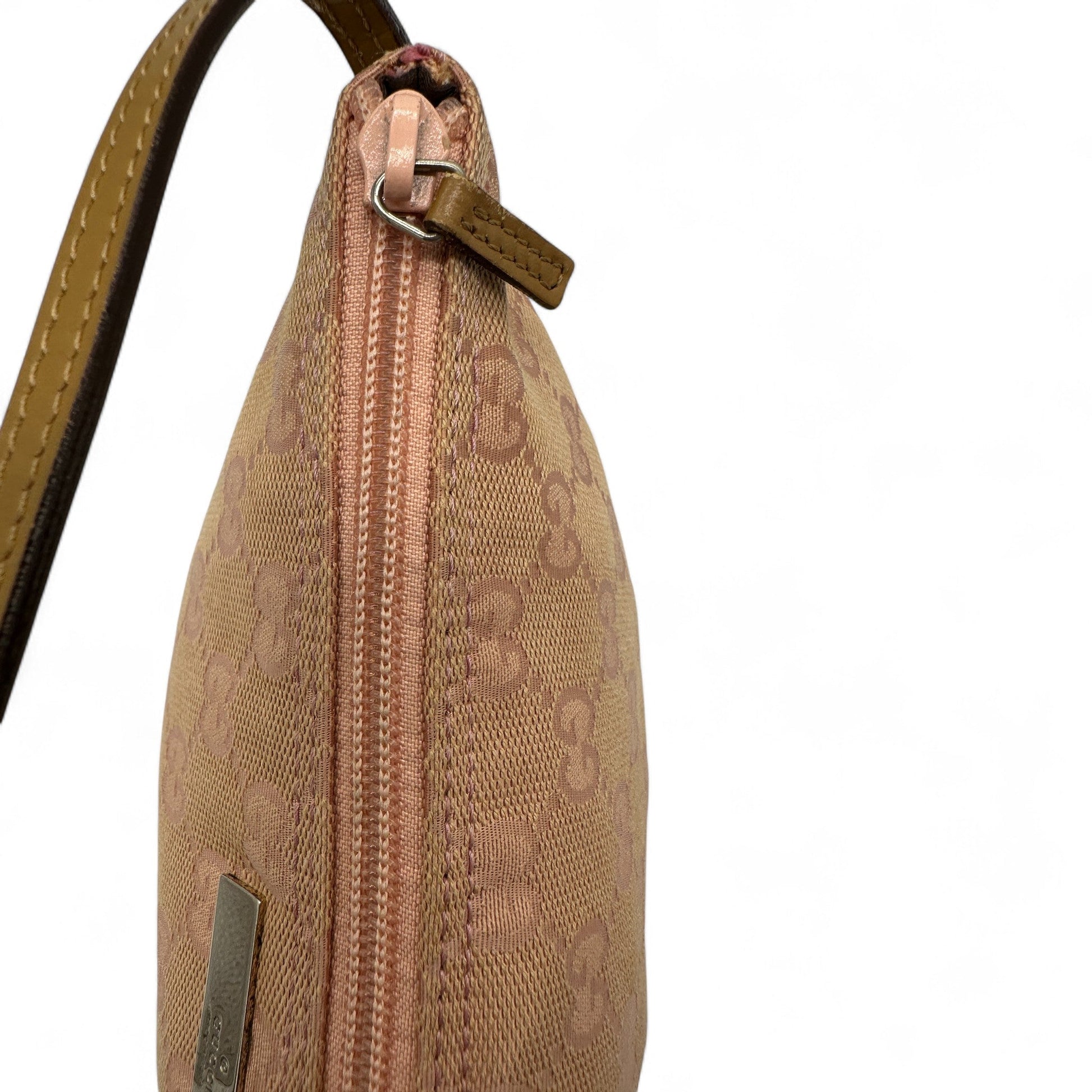 Vintage Gucci Pink Boat Pochette Shoulder Bag - Thanks it's Vintage