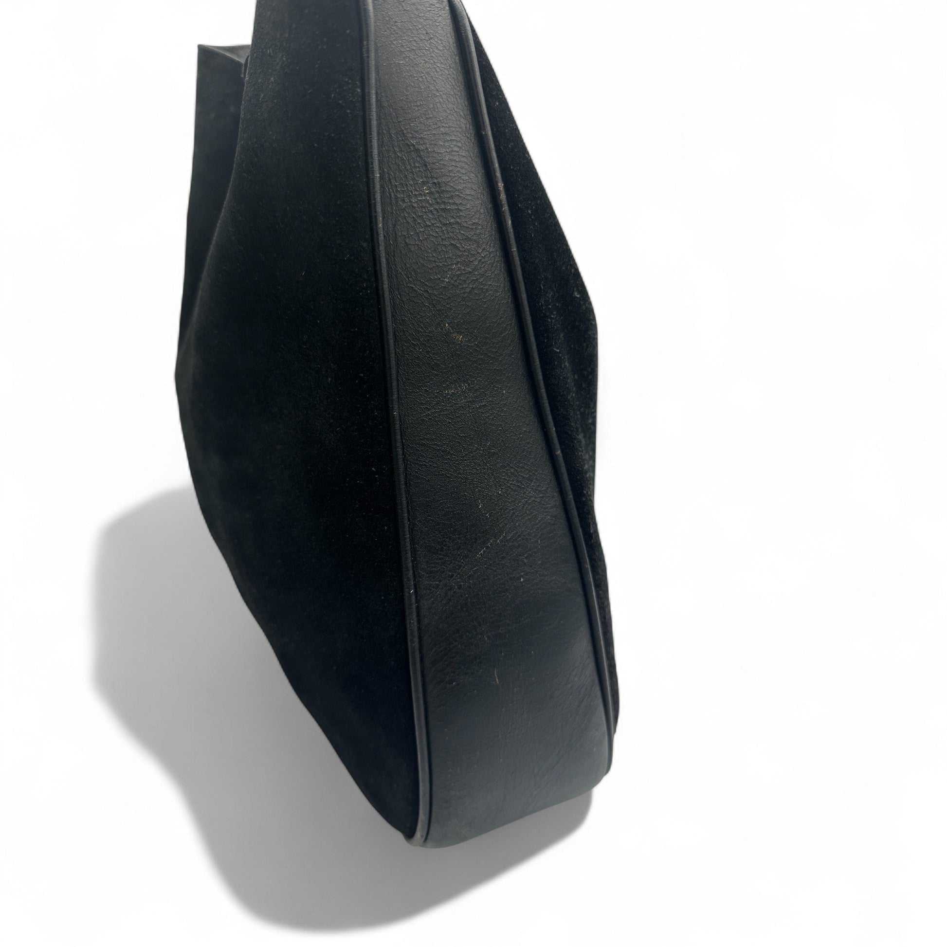 Vintage Gucci Suede Bamboo 001 1014 1577 Shoulder Bag - Thanks it's Vintage