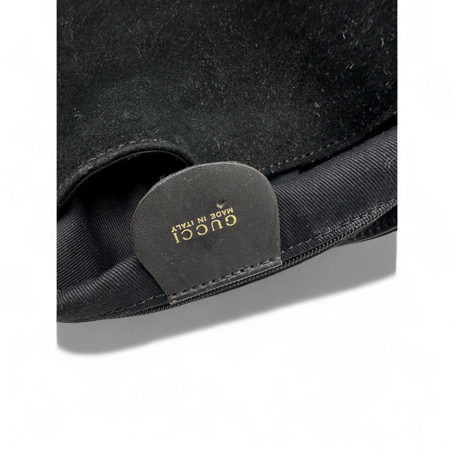 Vintage Gucci Suede Bamboo 001 1014 1577 Shoulder Bag - Thanks it's Vintage