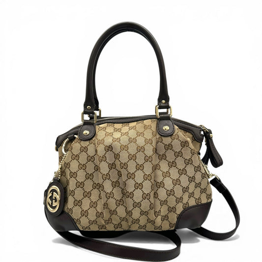 Vintage Gucci Sukey 2 - Way Mini Boston Bag - Thanks it's Vintage