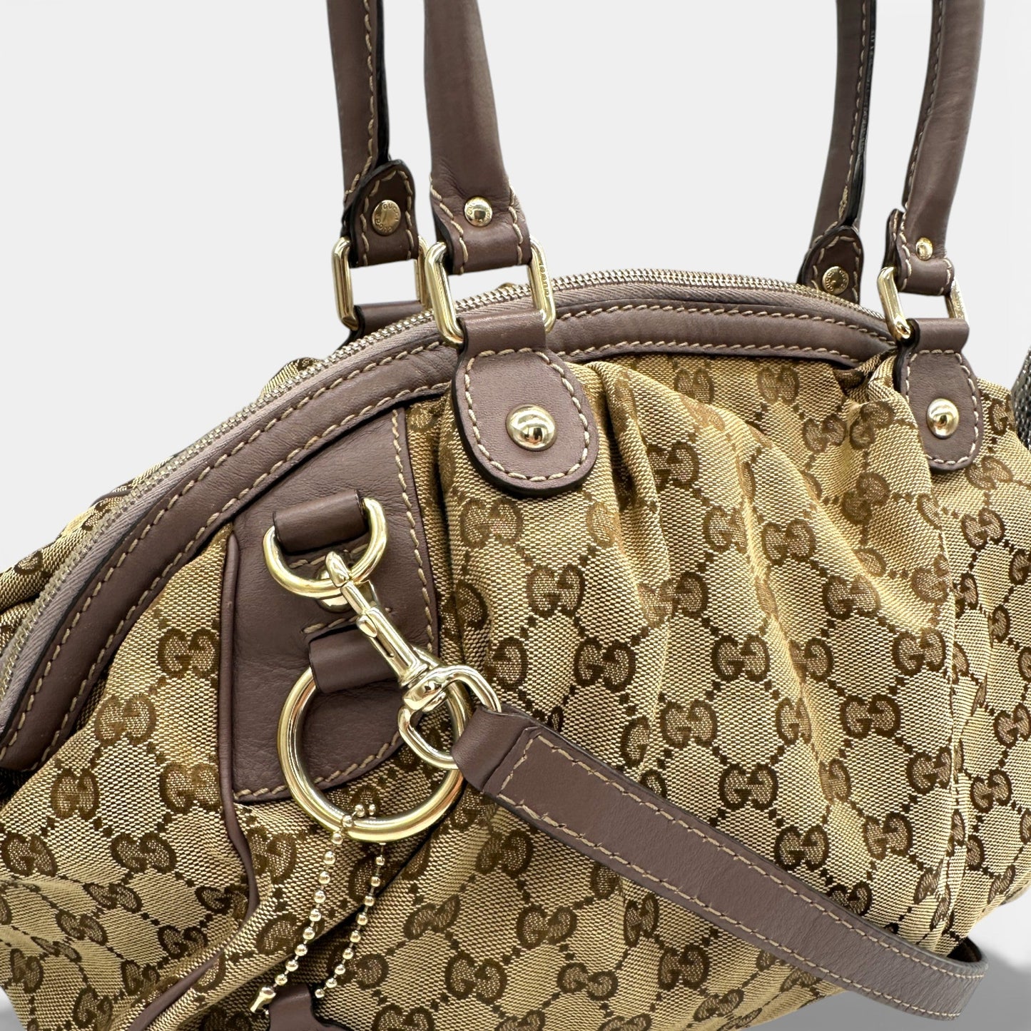 Vintage Gucci Sukey 2 - Way Mini Boston Bag - Thanks it's Vintage