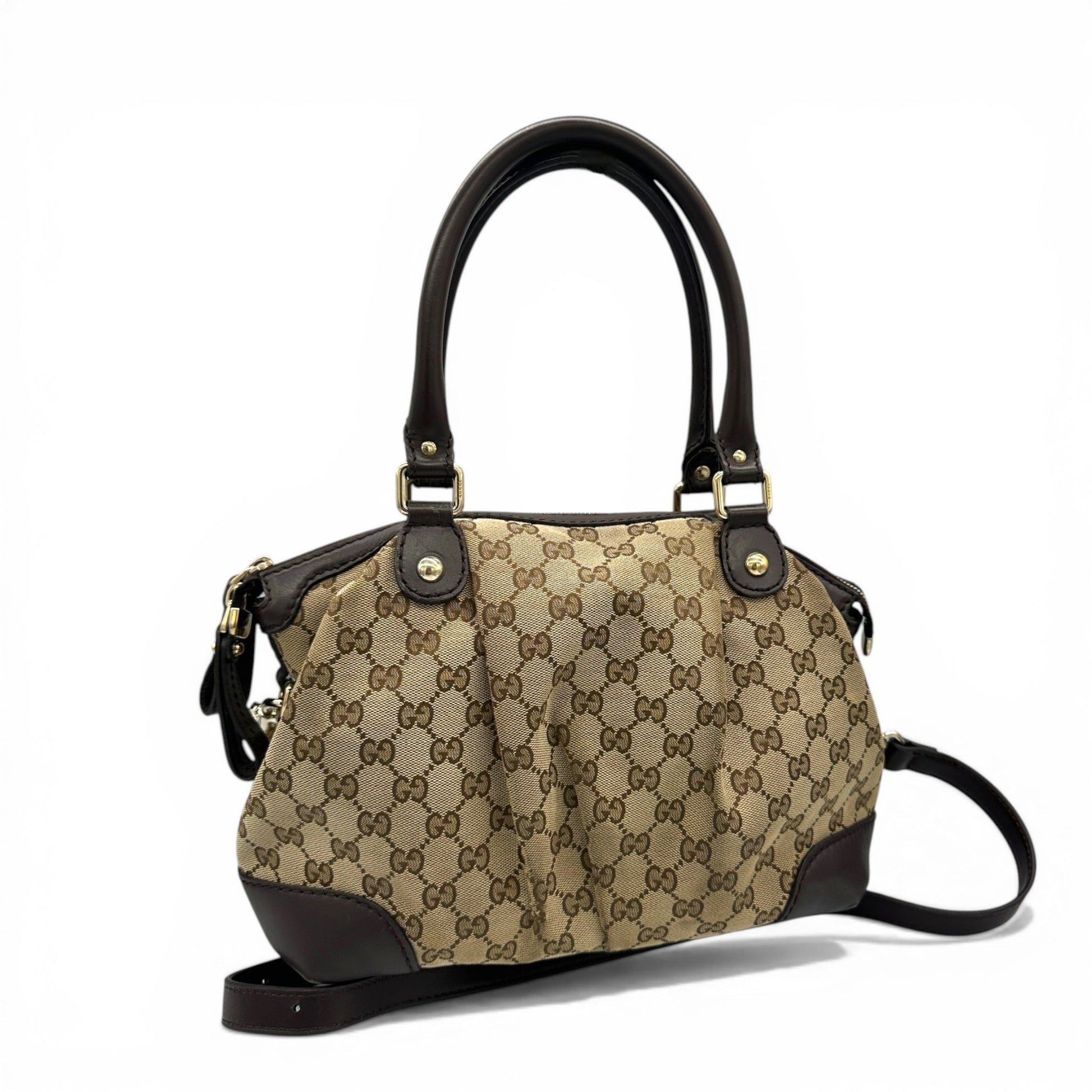 Vintage Gucci Sukey 2 - Way Mini Boston Bag - Thanks it's Vintage