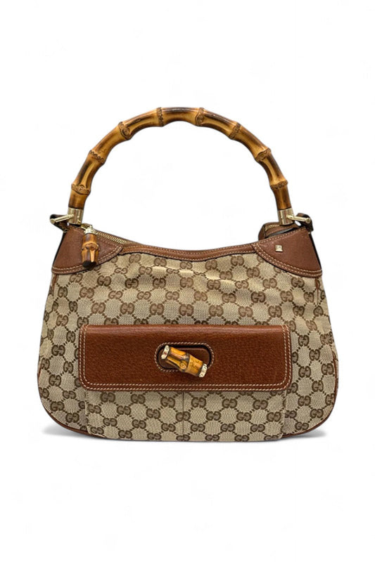 Vintage Gucci Turnlock Bamboo Monogram Handbag - Thanks it's Vintage