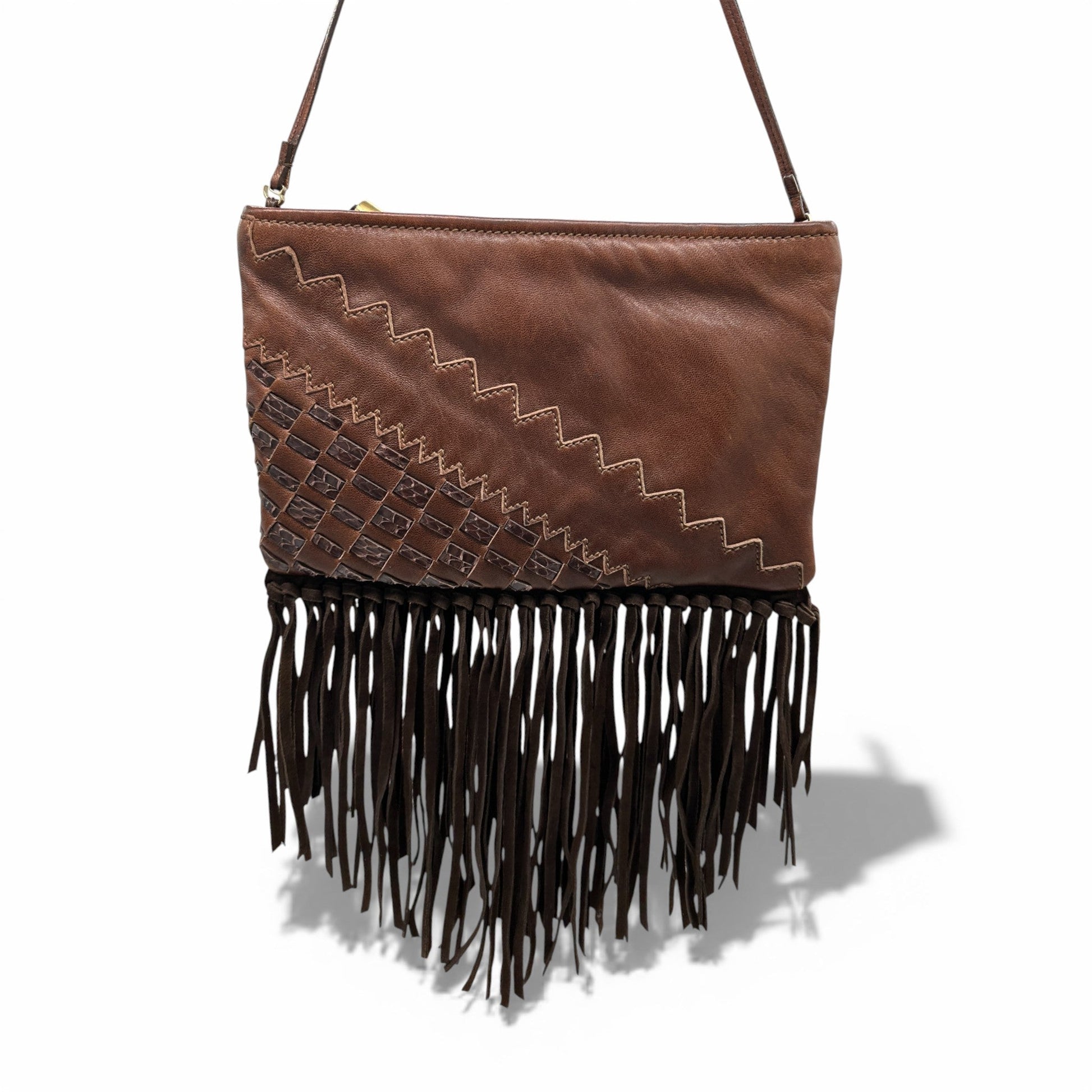 Vintage Jimmy Choo Tita Fringe Convertible Clutch - Thanks it's Vintage